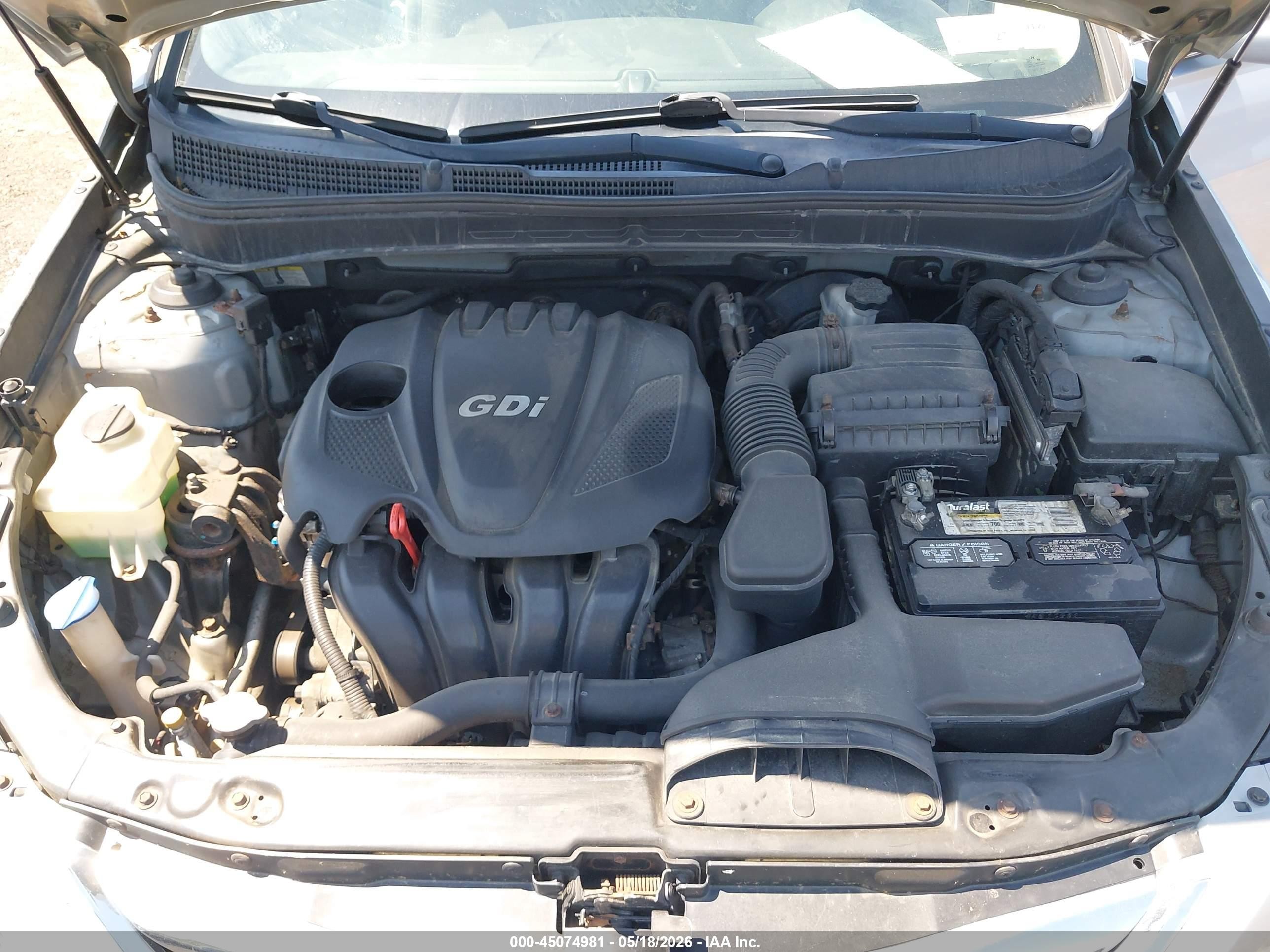 2012 Hyundai Sonata Gls Серебряный vin: 5NPEB4AC4CH384212