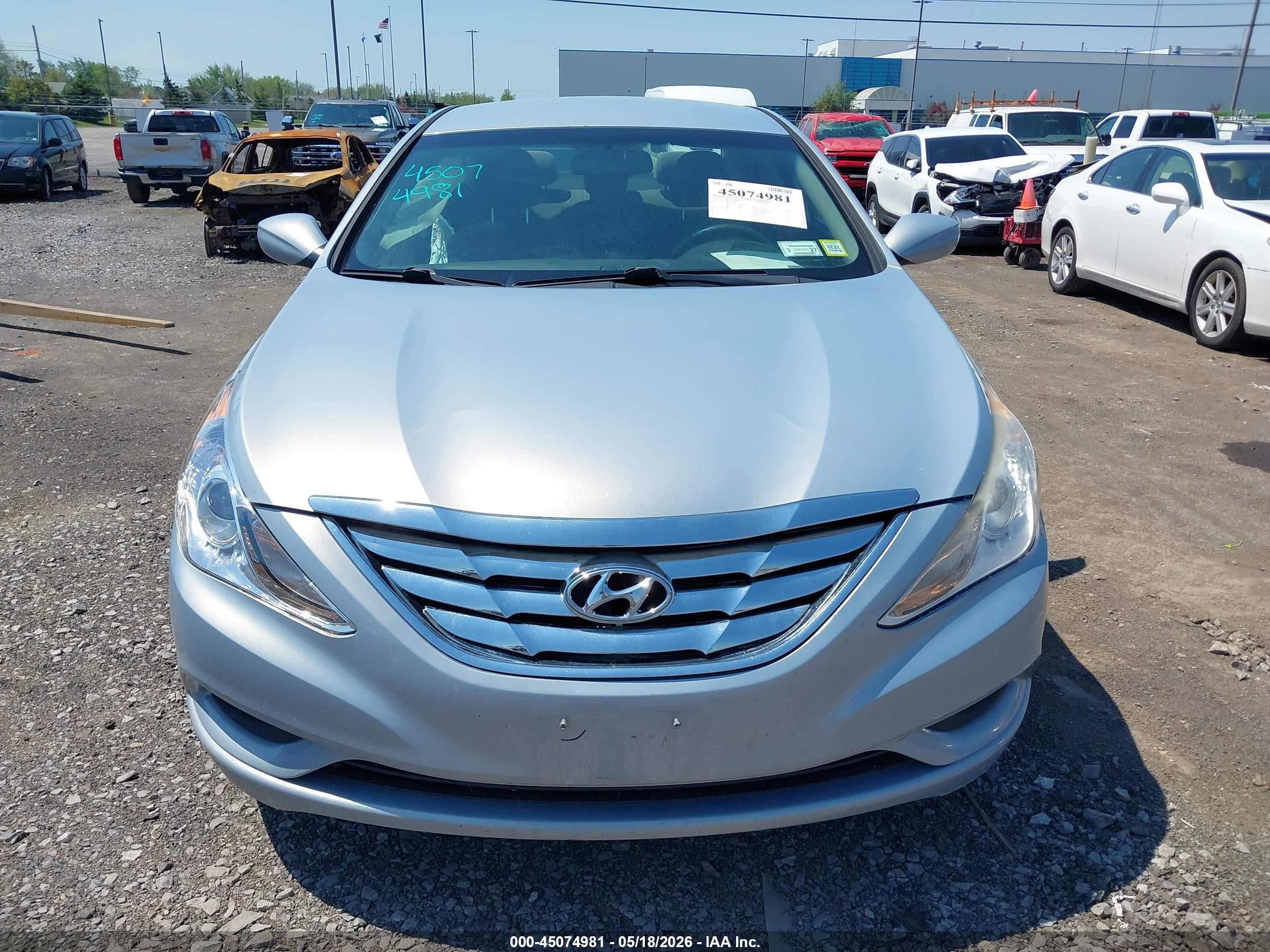 2012 Hyundai Sonata Gls Серебряный vin: 5NPEB4AC4CH384212