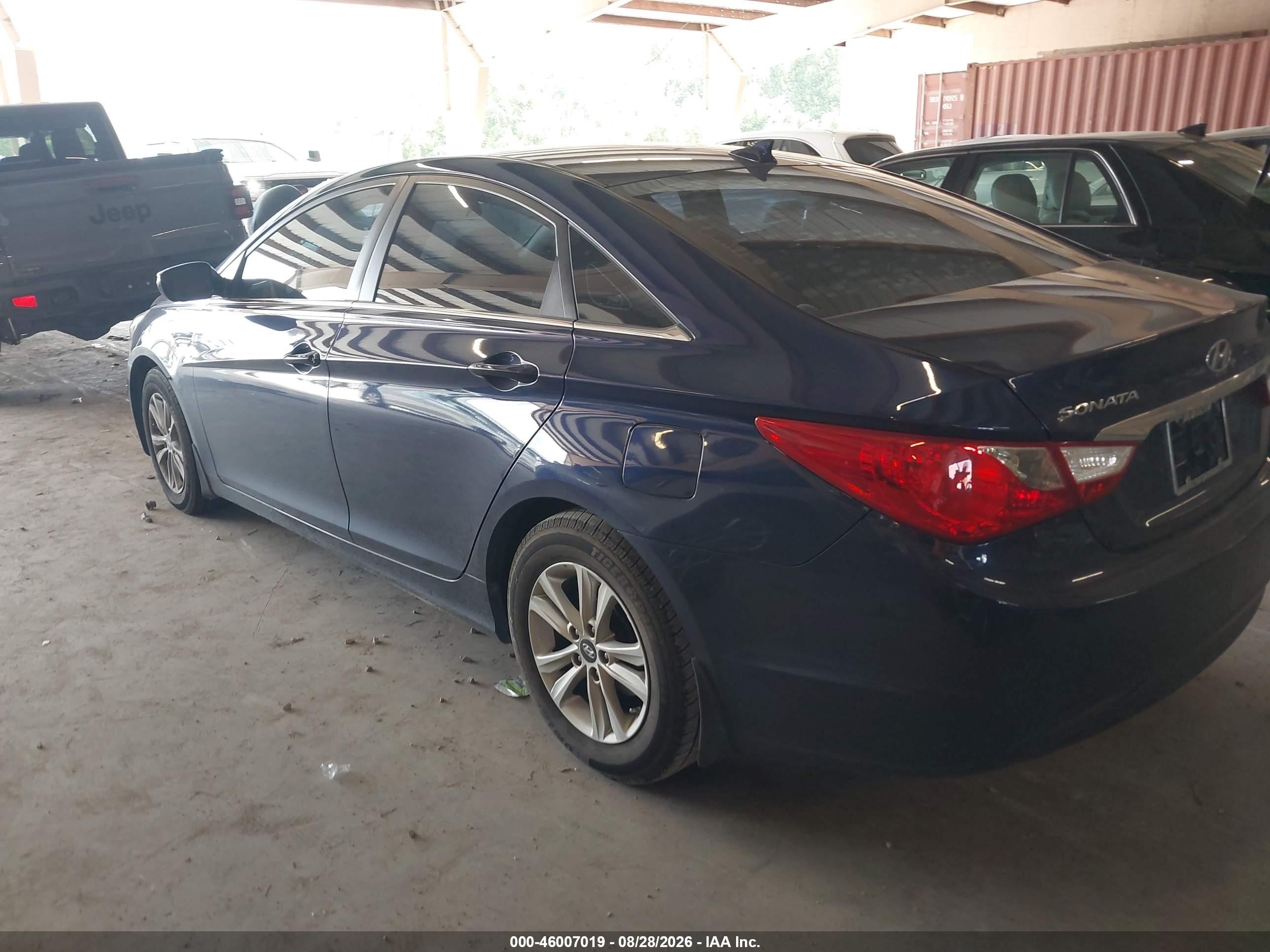 2012 Hyundai Sonata Gls Blue vin: 5NPEB4AC4CH399468