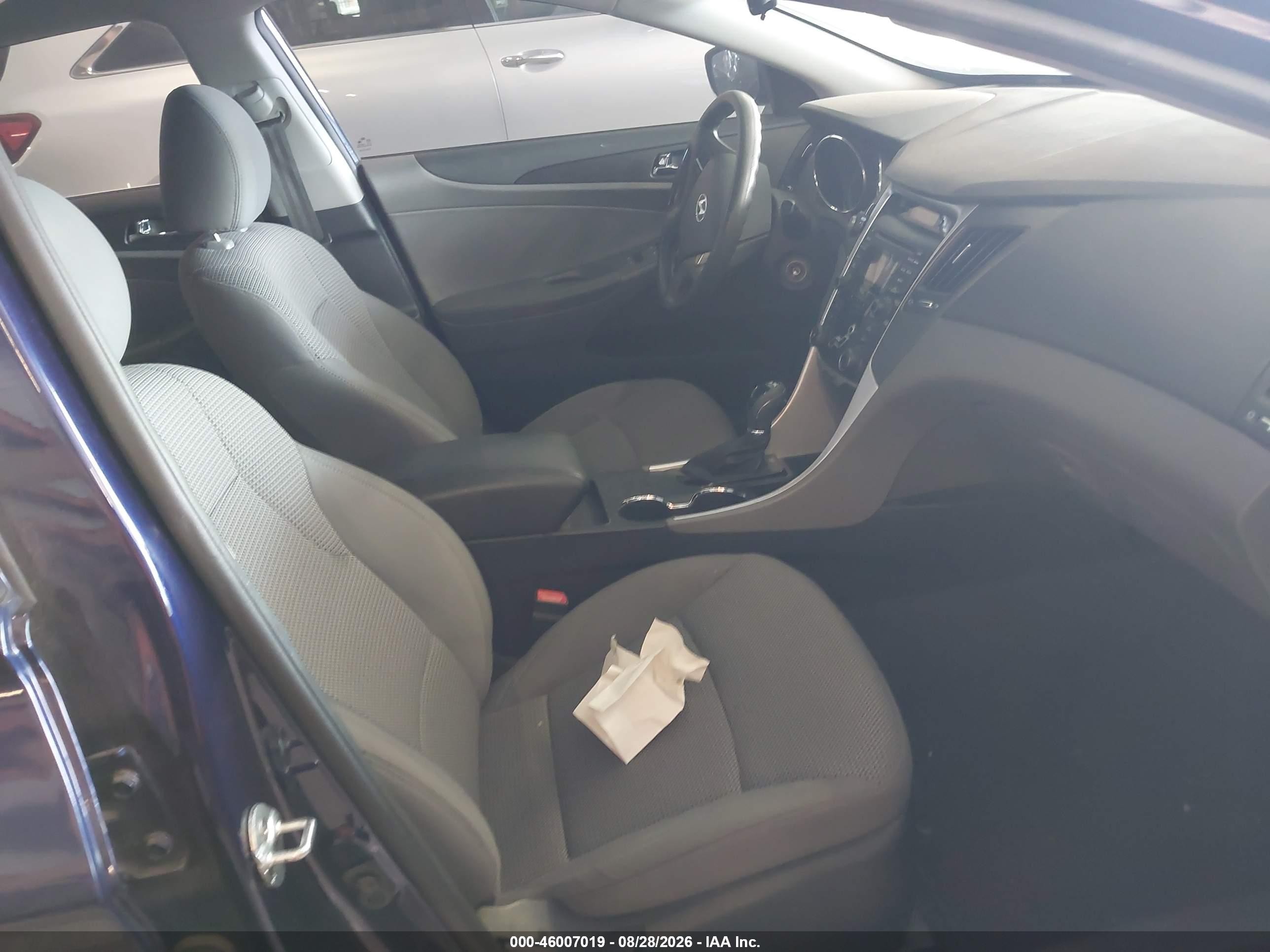 2012 Hyundai Sonata Gls Blue vin: 5NPEB4AC4CH399468