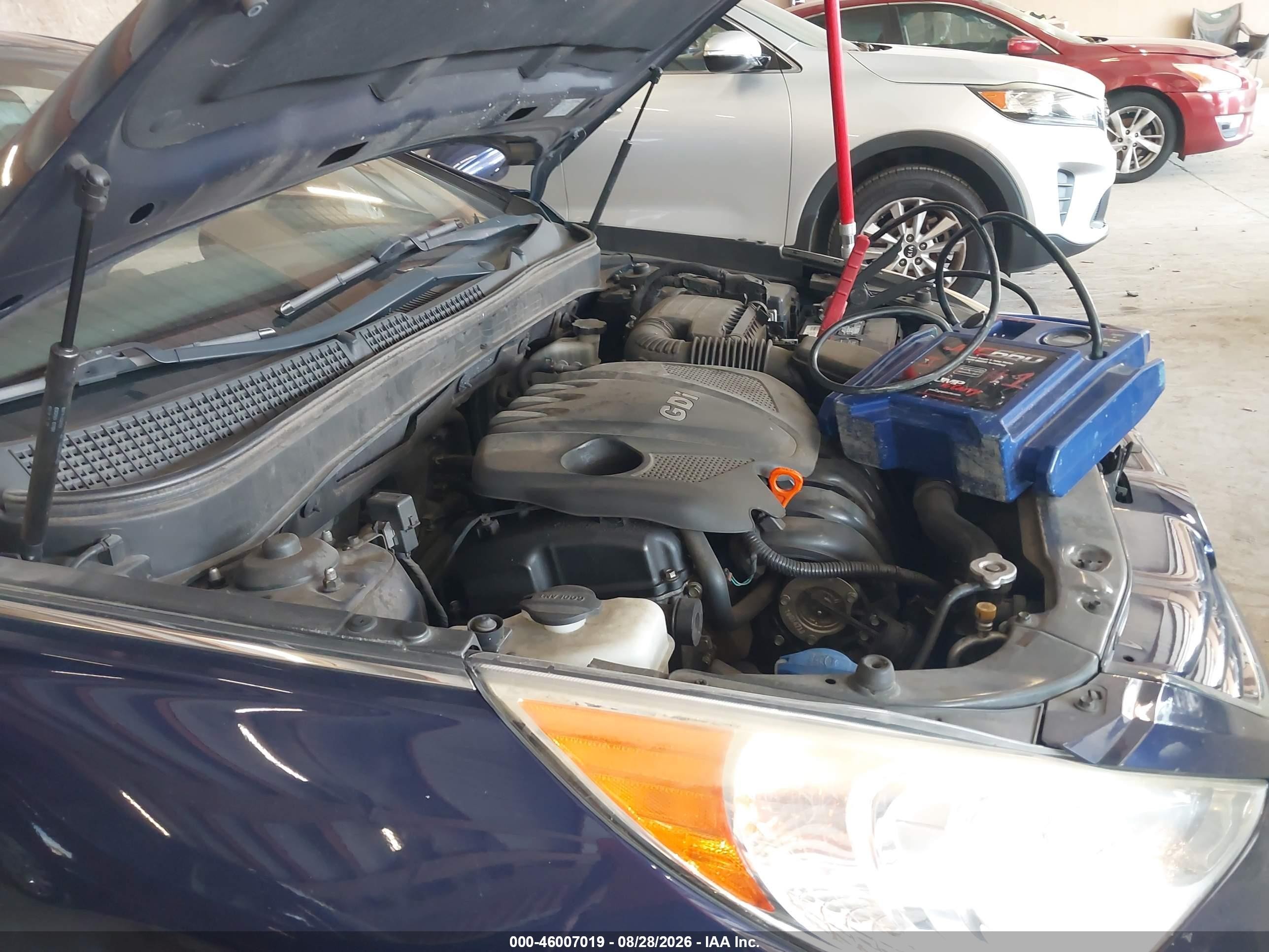 2012 Hyundai Sonata Gls Blue vin: 5NPEB4AC4CH399468