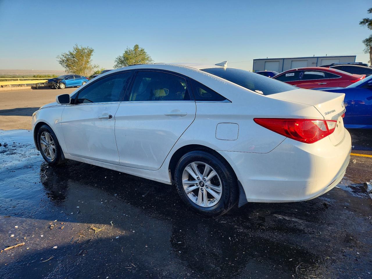 2012 Hyundai Sonata Gls White vin: 5NPEB4AC4CH402854