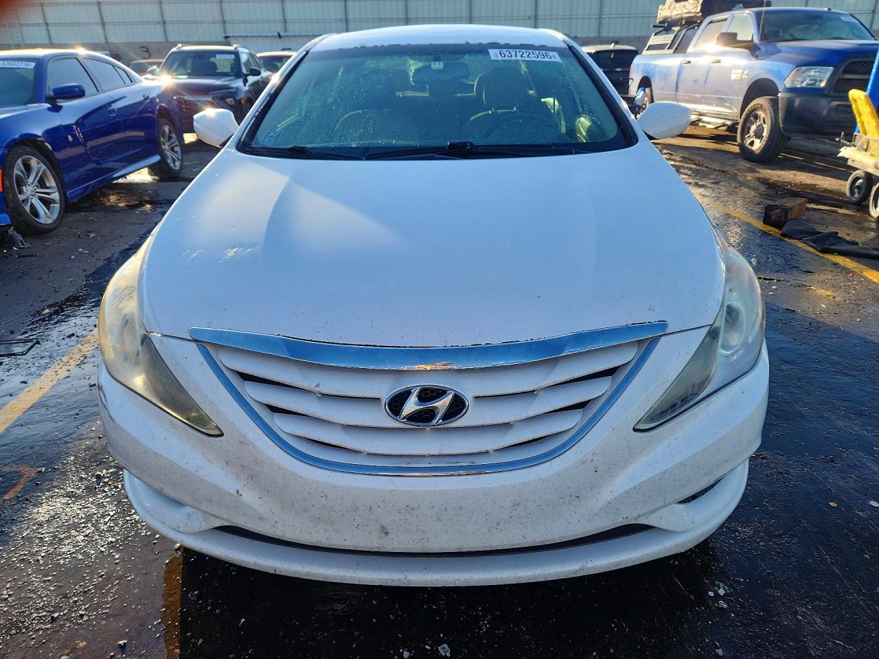 2012 Hyundai Sonata Gls White vin: 5NPEB4AC4CH402854