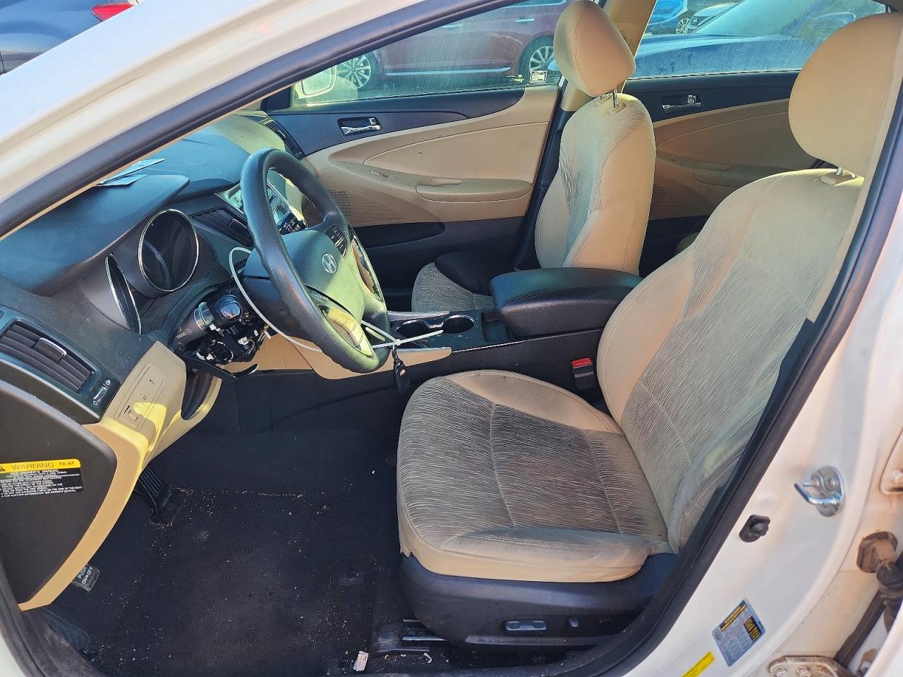 2012 Hyundai Sonata Gls White vin: 5NPEB4AC4CH402854