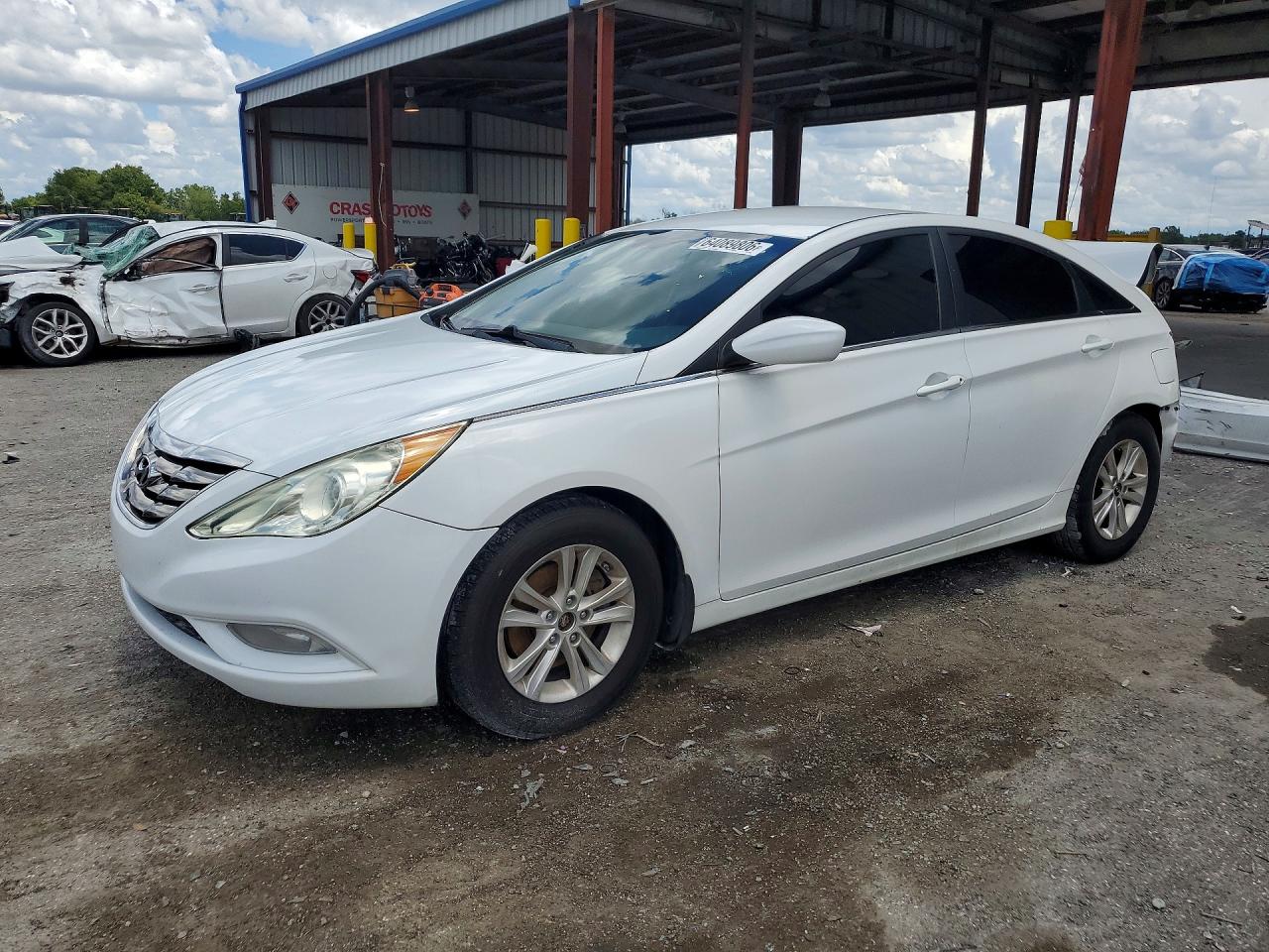 2012 Hyundai Sonata Gls White vin: 5NPEB4AC4CH410386