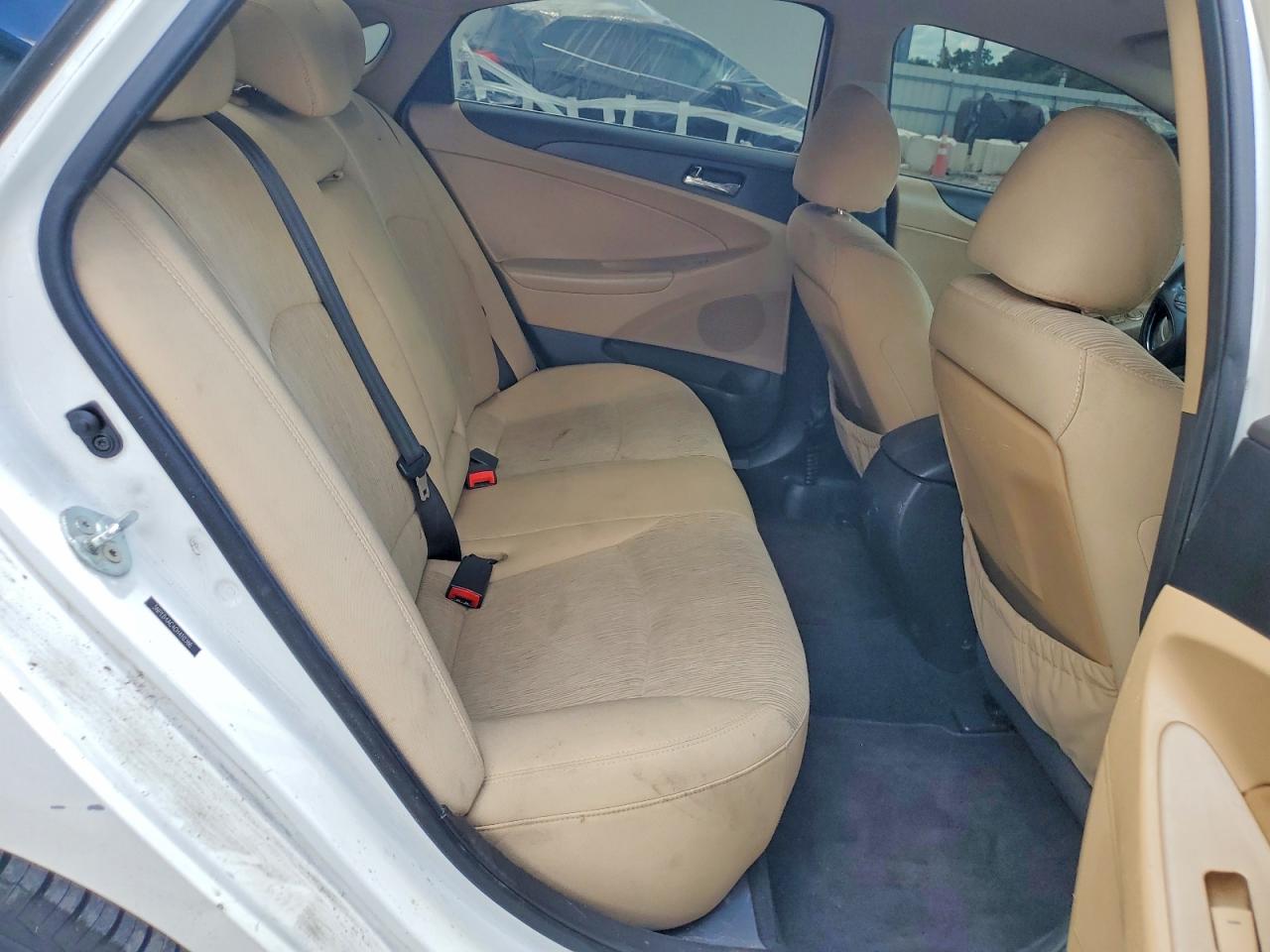 2012 Hyundai Sonata Gls White vin: 5NPEB4AC4CH410386