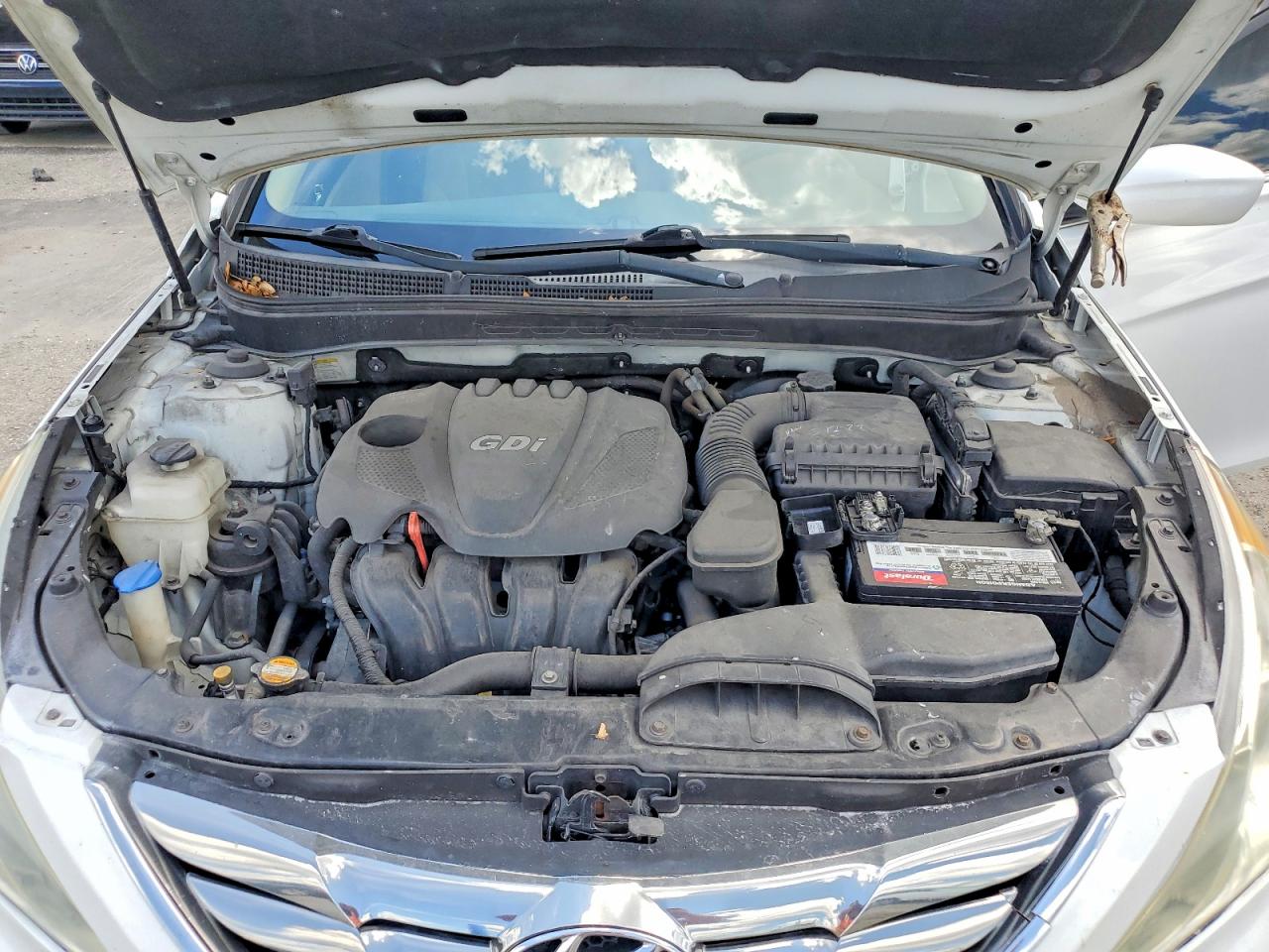 2012 Hyundai Sonata Gls White vin: 5NPEB4AC4CH410386