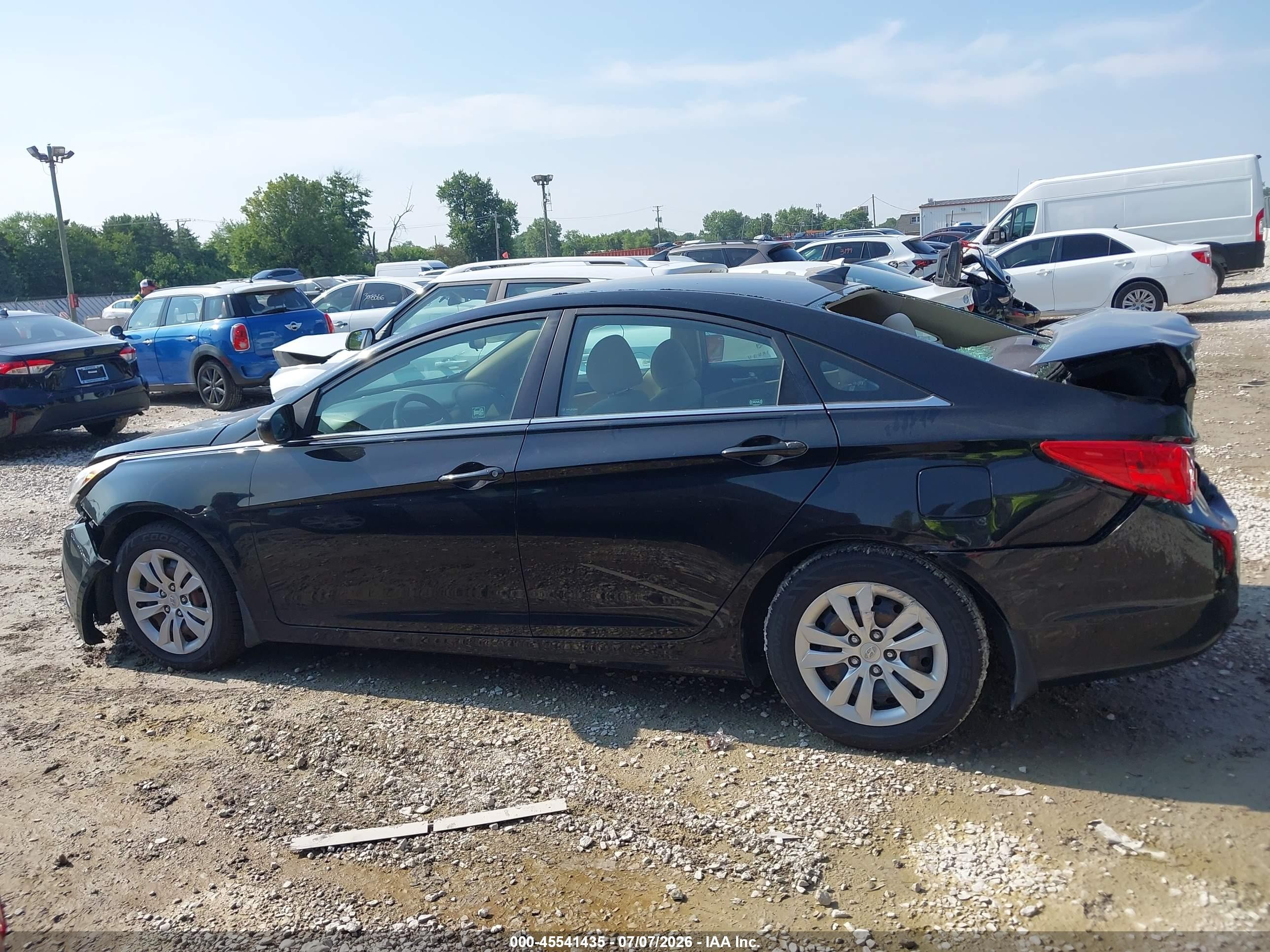 2012 Hyundai Sonata Gls Black vin: 5NPEB4AC4CH421307