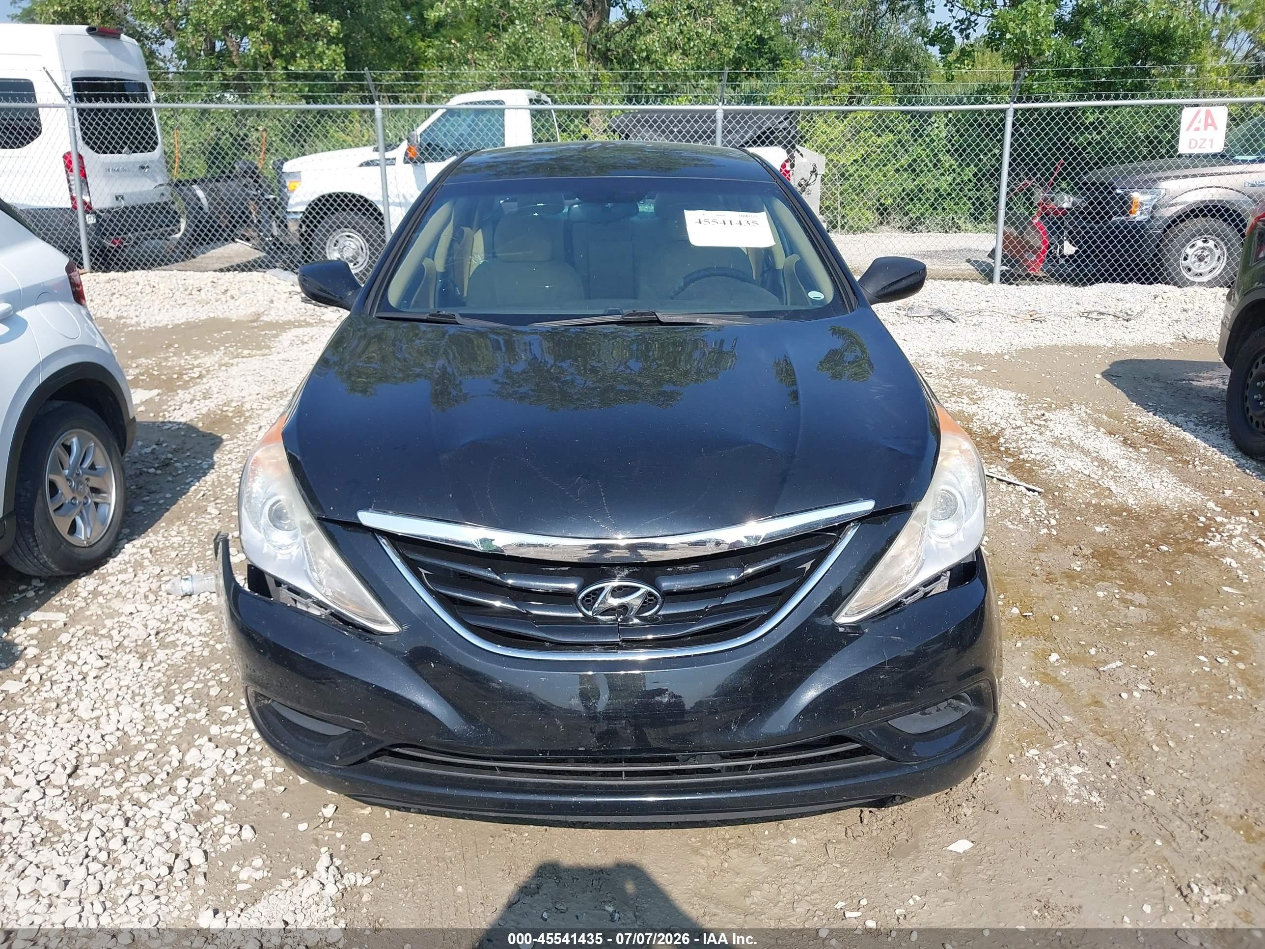 2012 Hyundai Sonata Gls Black vin: 5NPEB4AC4CH421307
