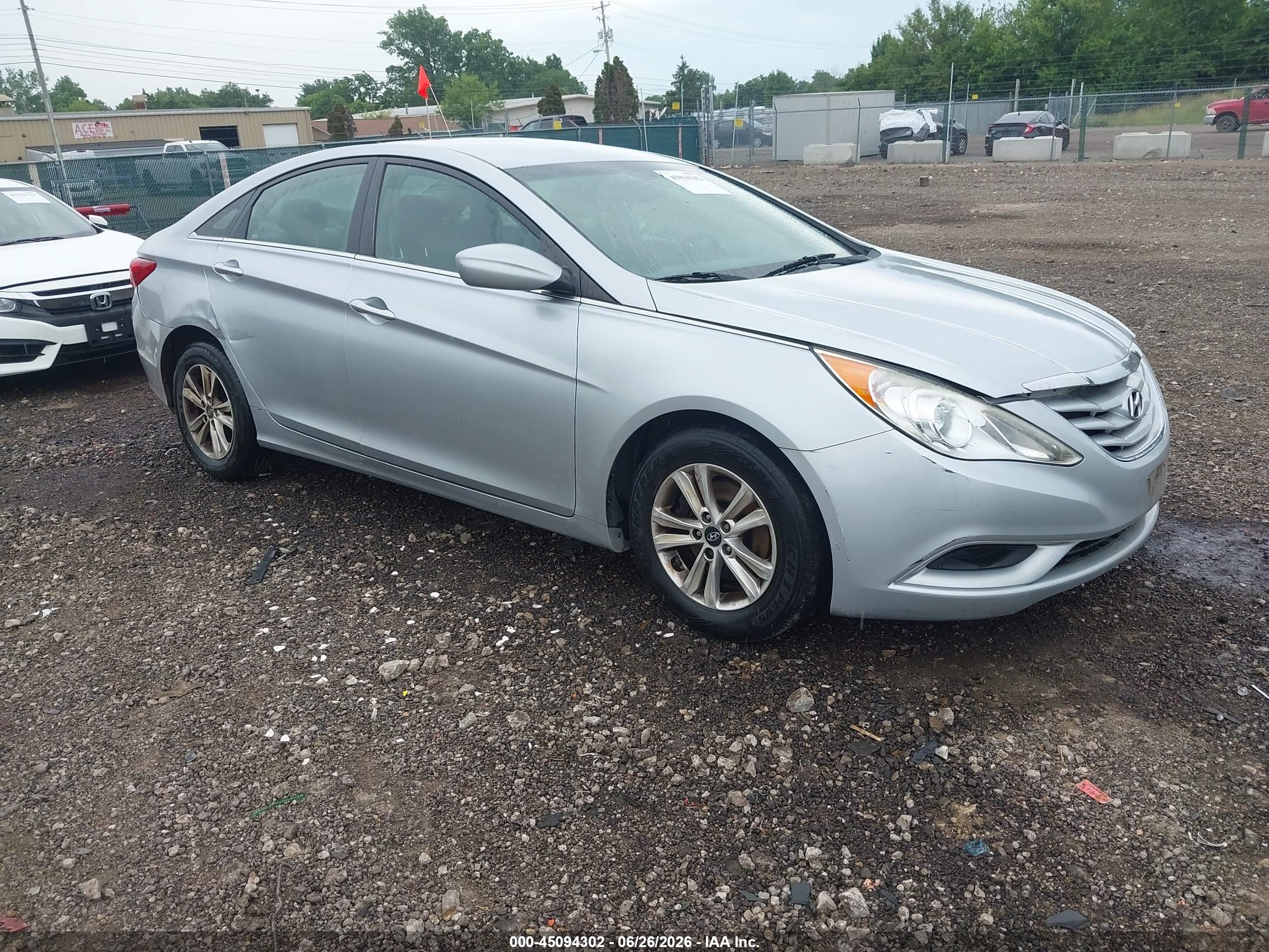 2012 Hyundai Sonata Gls Silver vin: 5NPEB4AC4CH425602