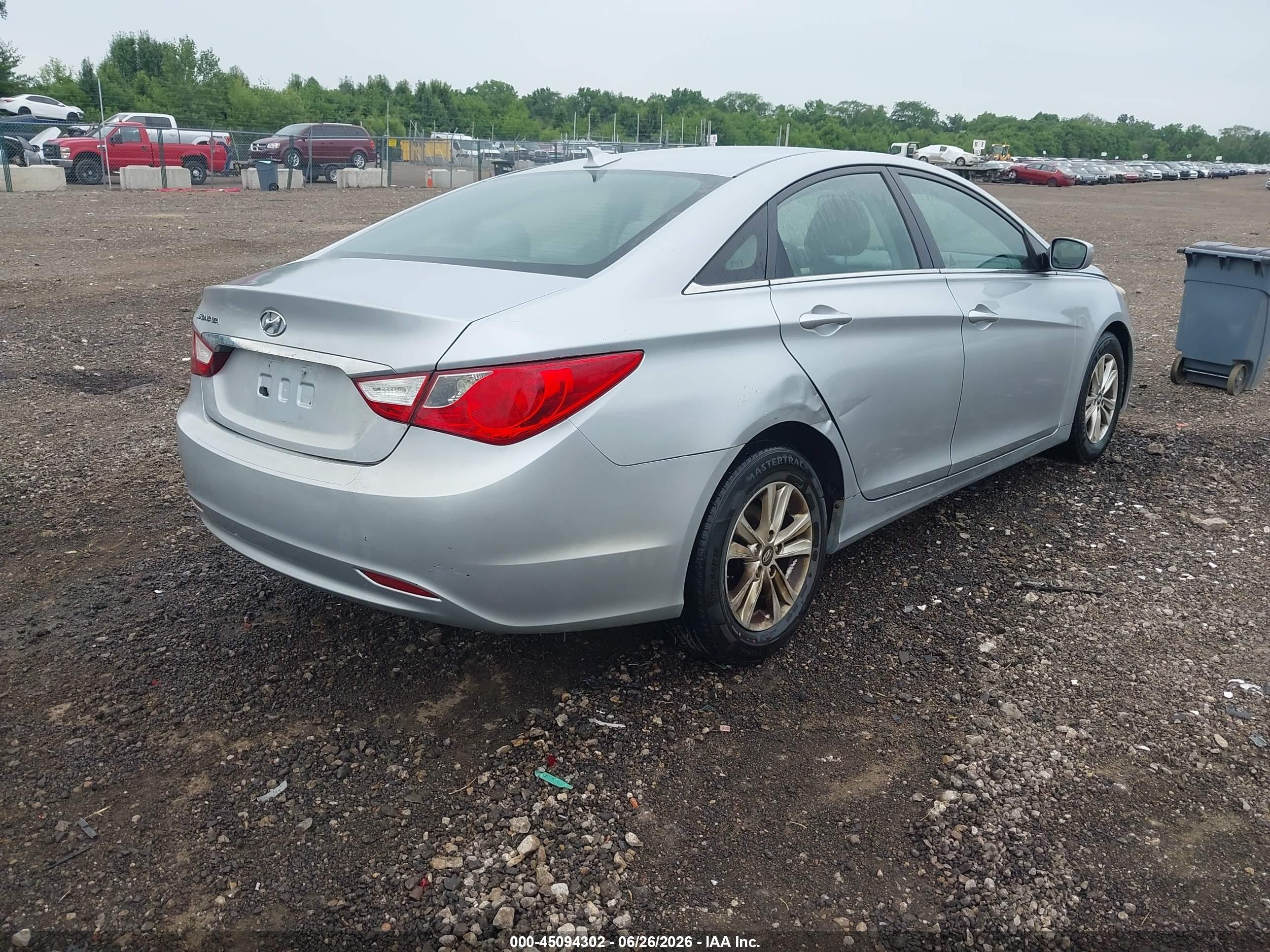 2012 Hyundai Sonata Gls Silver vin: 5NPEB4AC4CH425602