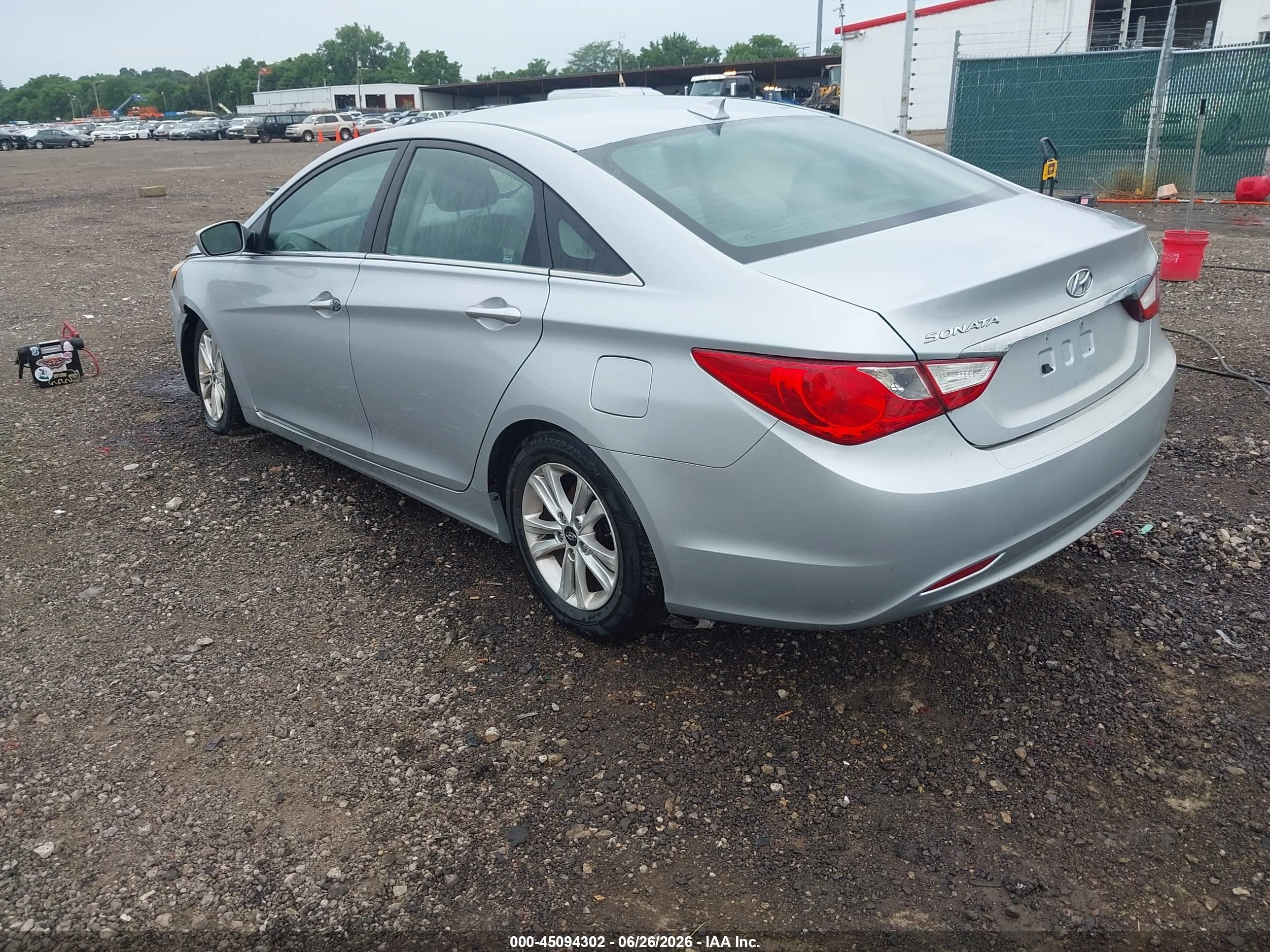 2012 Hyundai Sonata Gls Silver vin: 5NPEB4AC4CH425602