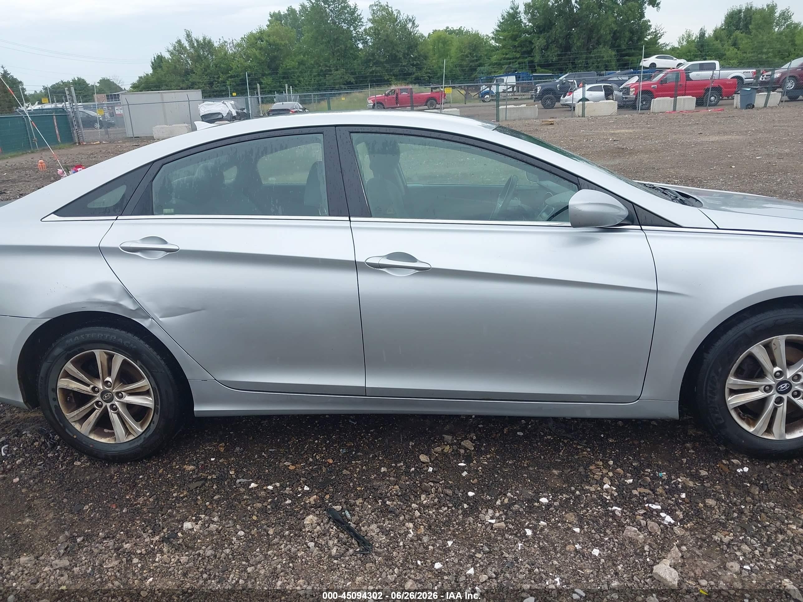 2012 Hyundai Sonata Gls Silver vin: 5NPEB4AC4CH425602