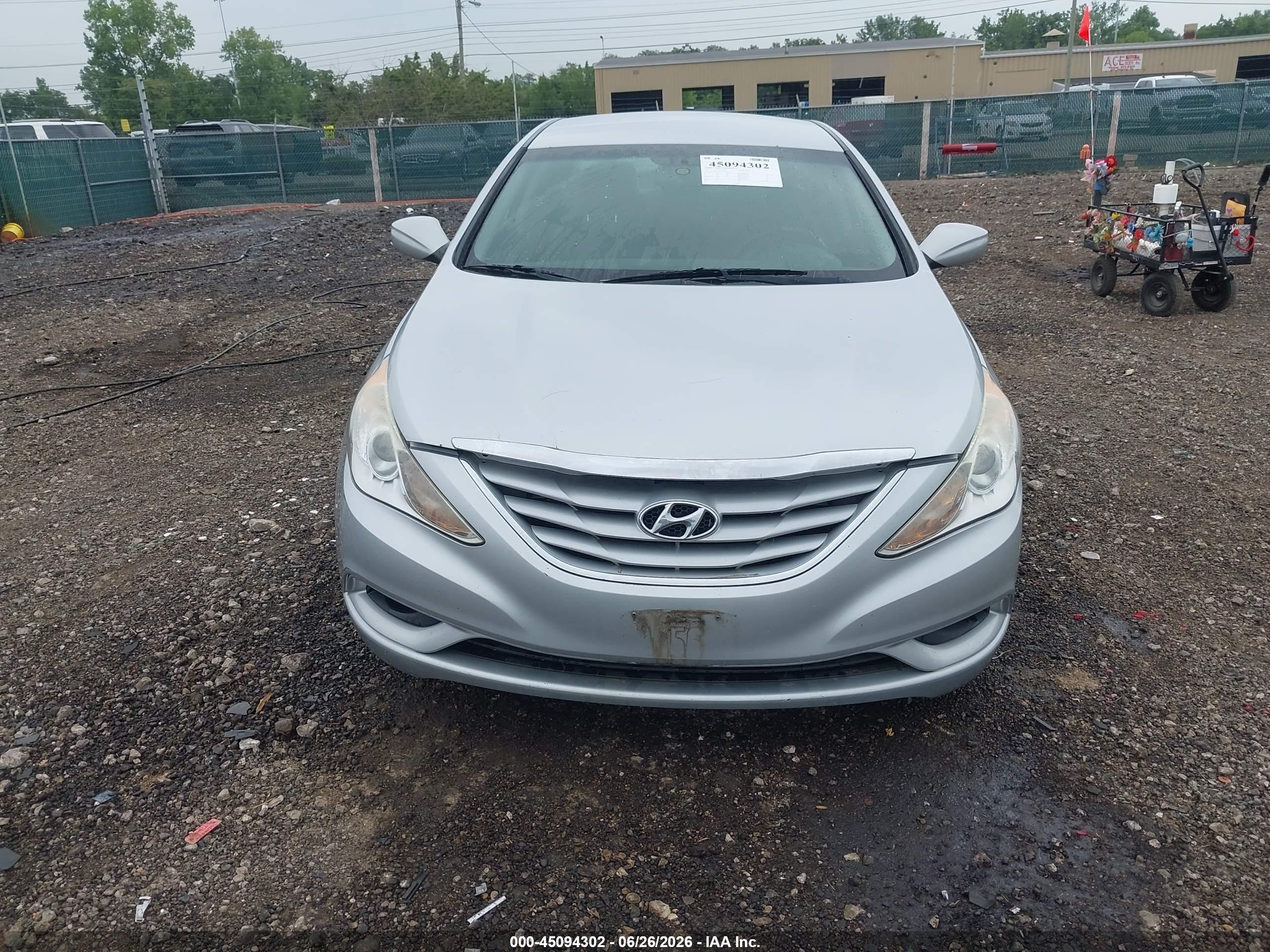 2012 Hyundai Sonata Gls Silver vin: 5NPEB4AC4CH425602