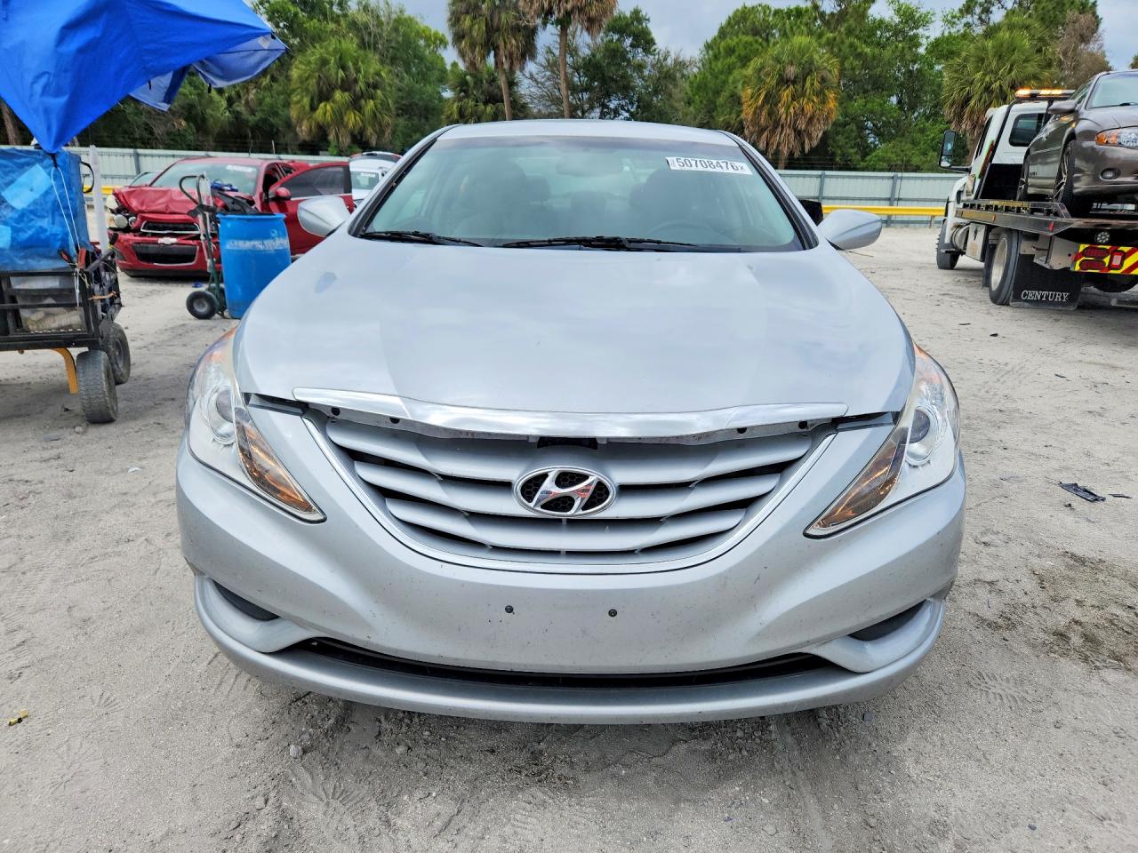 2012 Hyundai Sonata Gls Silver vin: 5NPEB4AC4CH436101
