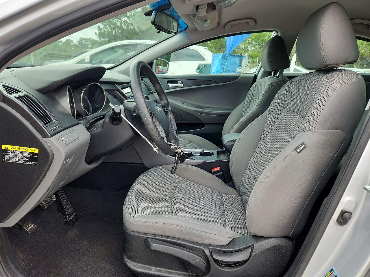 2012 Hyundai Sonata Gls Silver vin: 5NPEB4AC4CH436101