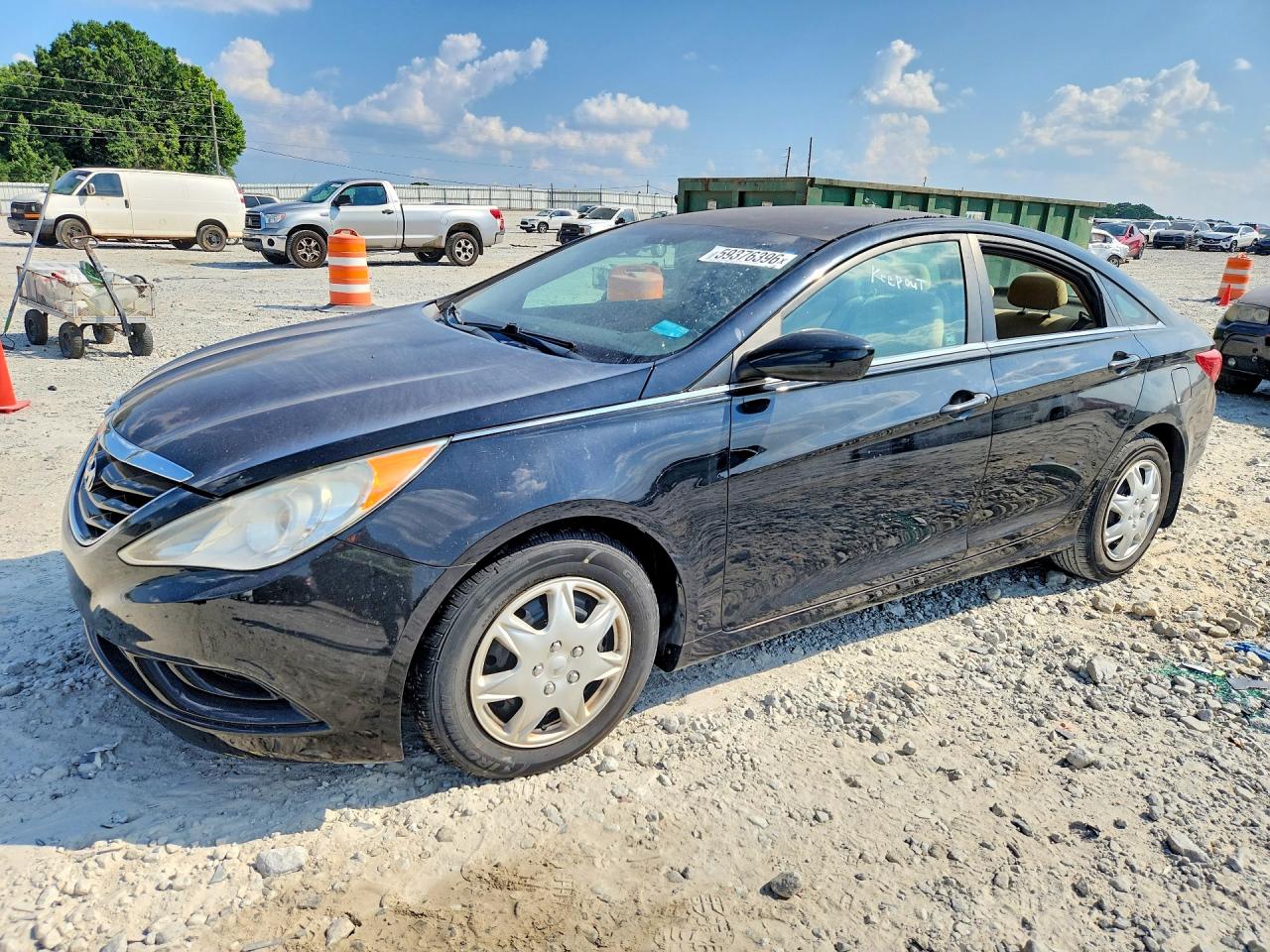 2012 Hyundai Sonata Gls Black vin: 5NPEB4AC4CH438298