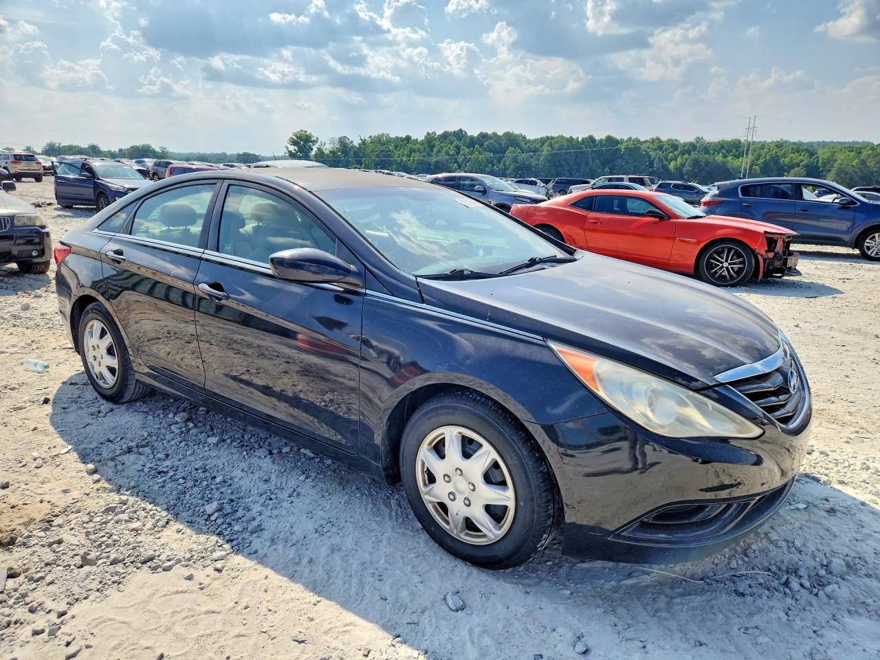 2012 Hyundai Sonata Gls Black vin: 5NPEB4AC4CH438298