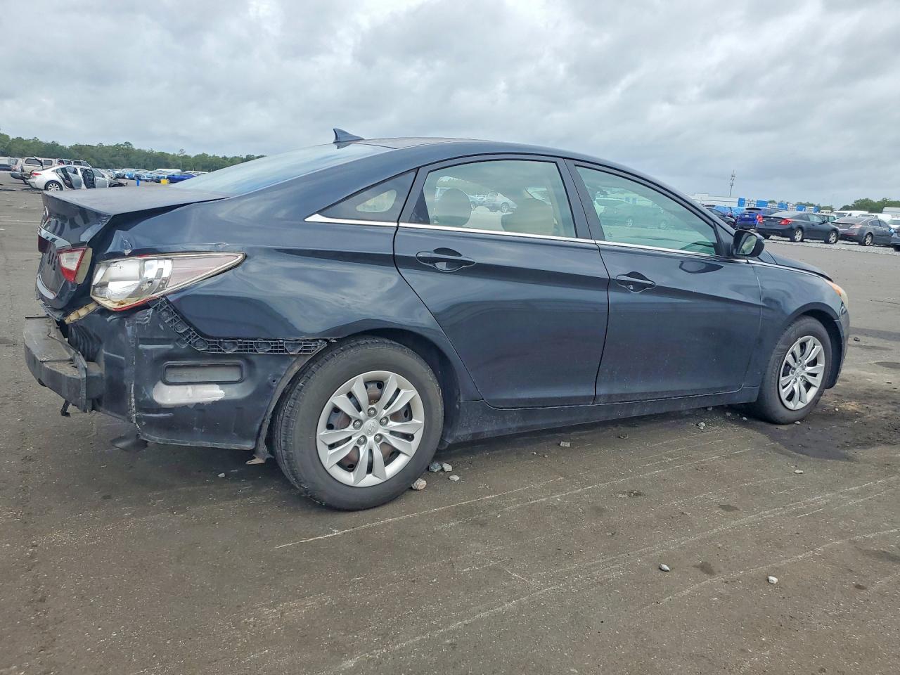 2012 Hyundai Sonata Gls Blue vin: 5NPEB4AC4CH439502