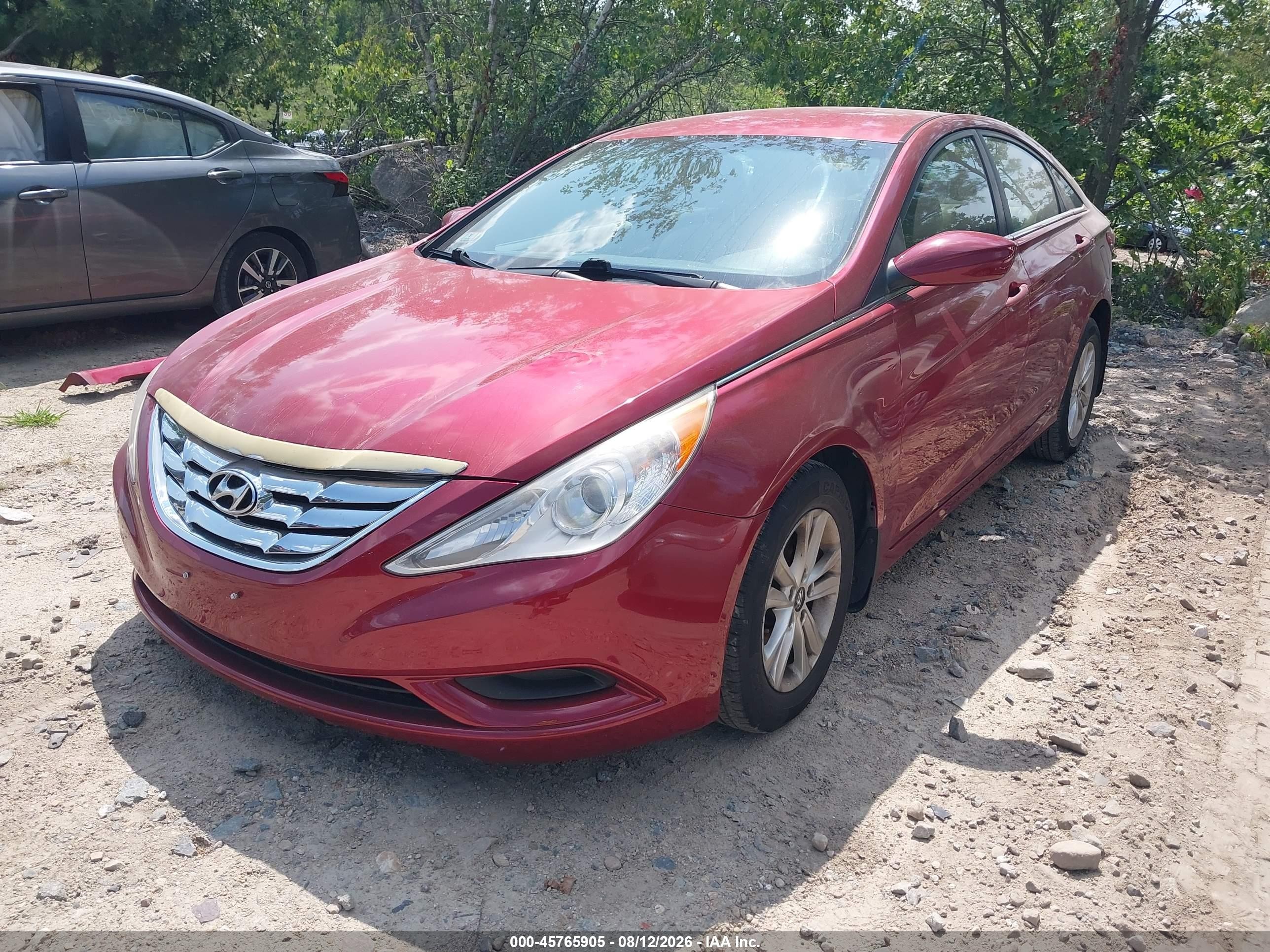 2012 Hyundai Sonata Gls Red vin: 5NPEB4AC4CH440004