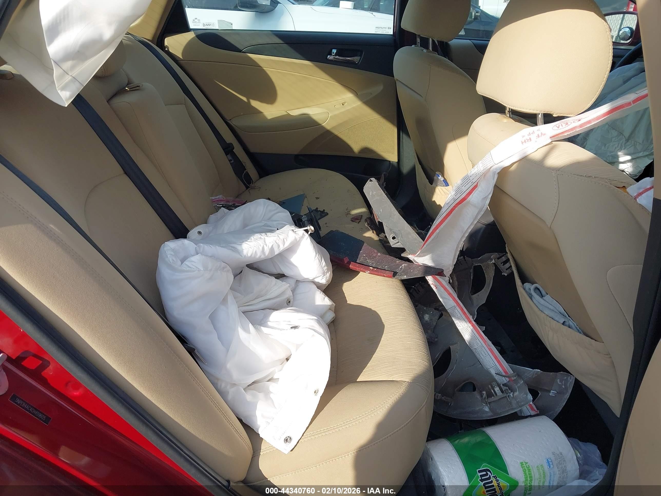 2012 Hyundai Sonata Gls Red vin: 5NPEB4AC4CH459605