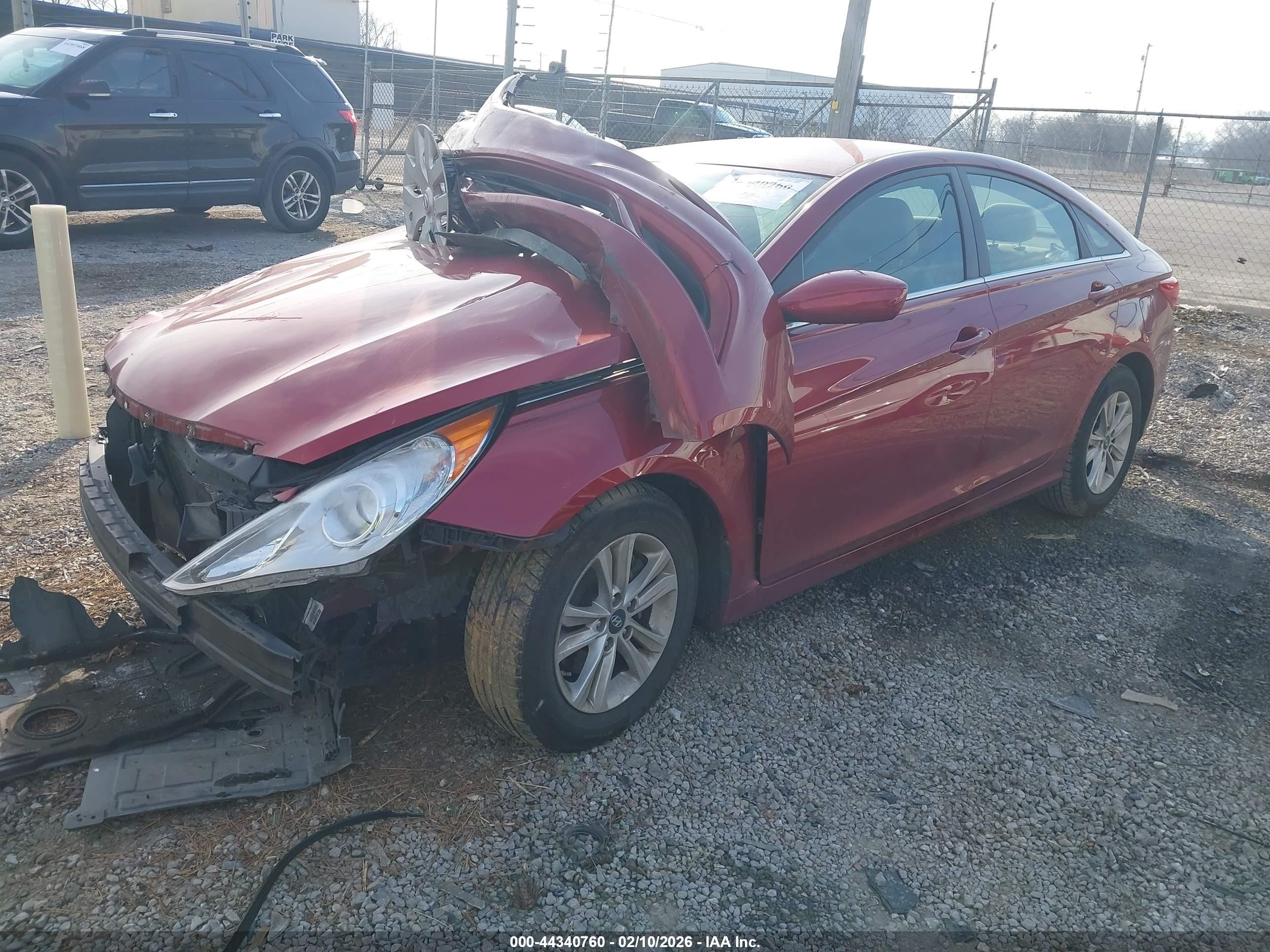 2012 Hyundai Sonata Gls Red vin: 5NPEB4AC4CH459605