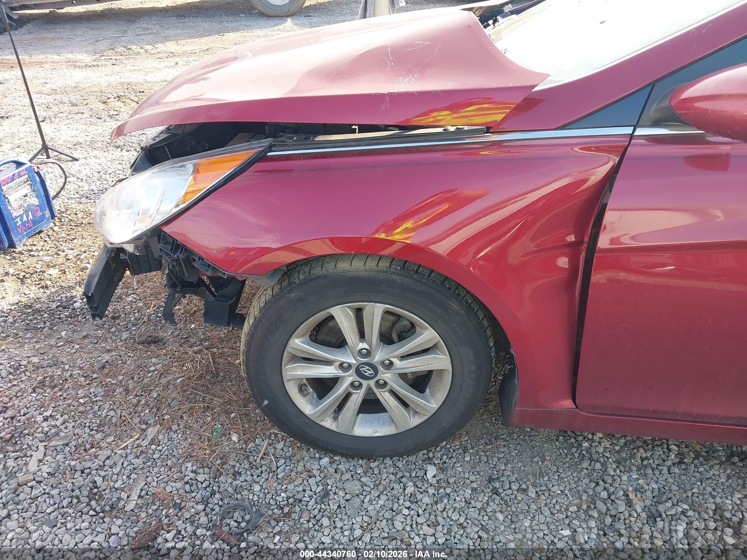 2012 Hyundai Sonata Gls Red vin: 5NPEB4AC4CH459605