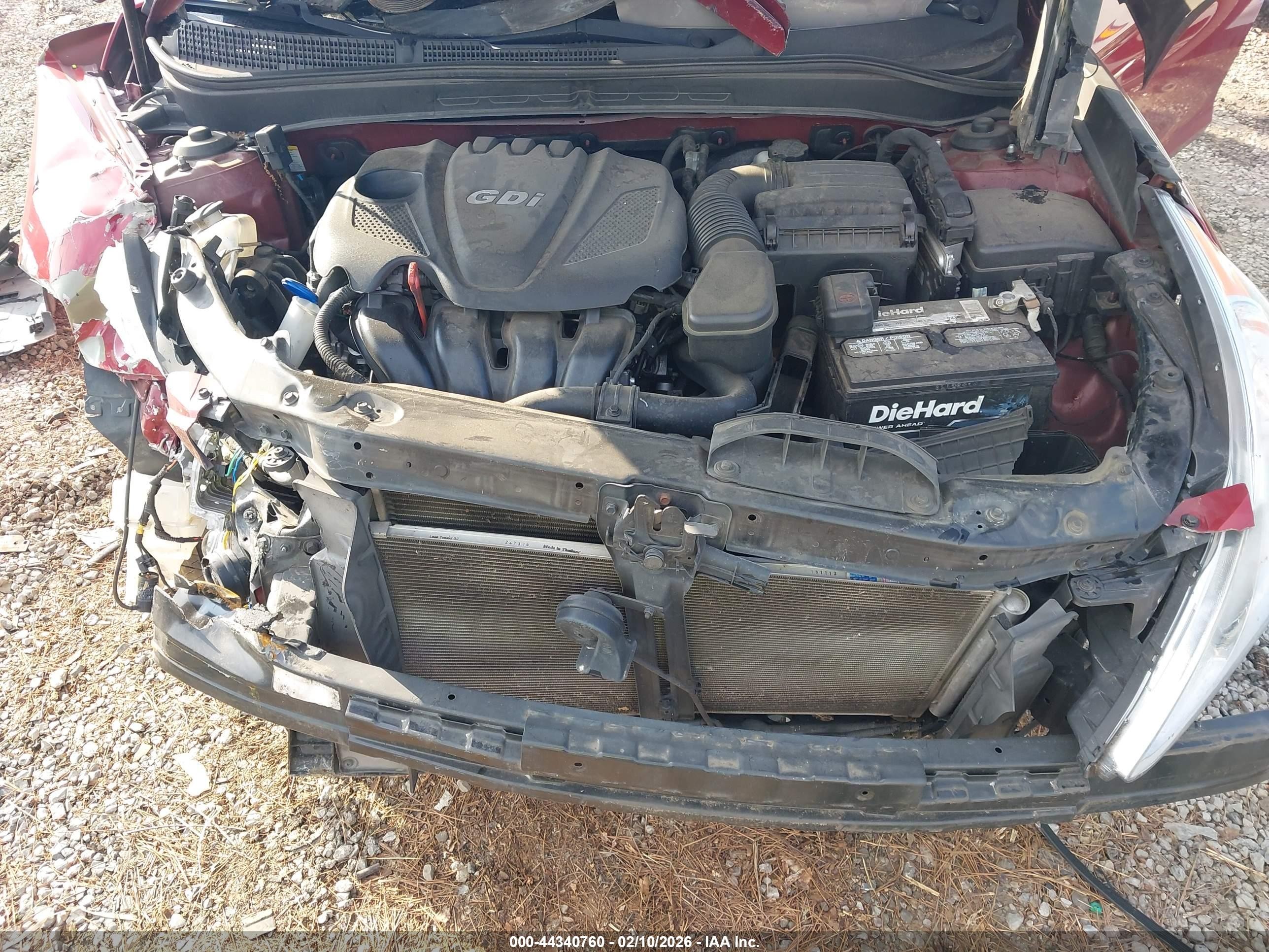 2012 Hyundai Sonata Gls Red vin: 5NPEB4AC4CH459605