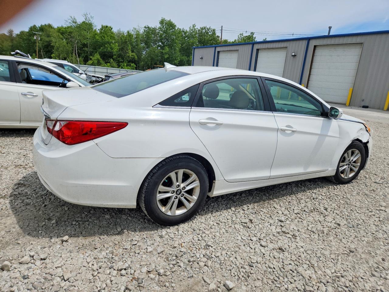2012 Hyundai Sonata Gls Белый vin: 5NPEB4AC4CH460995