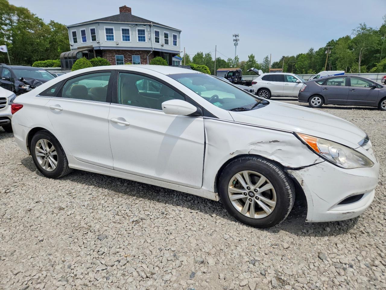 2012 Hyundai Sonata Gls Белый vin: 5NPEB4AC4CH460995