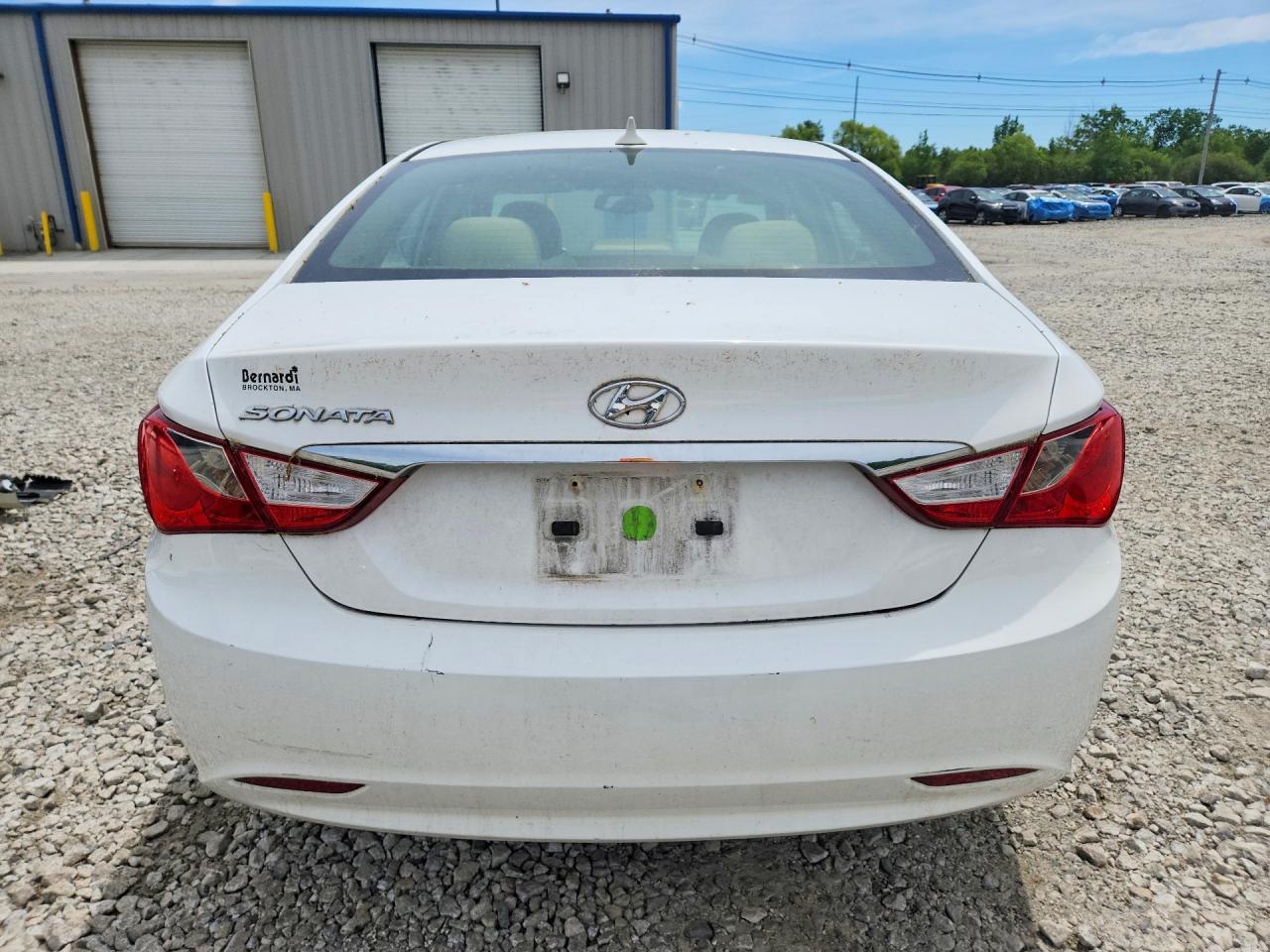2012 Hyundai Sonata Gls Белый vin: 5NPEB4AC4CH460995