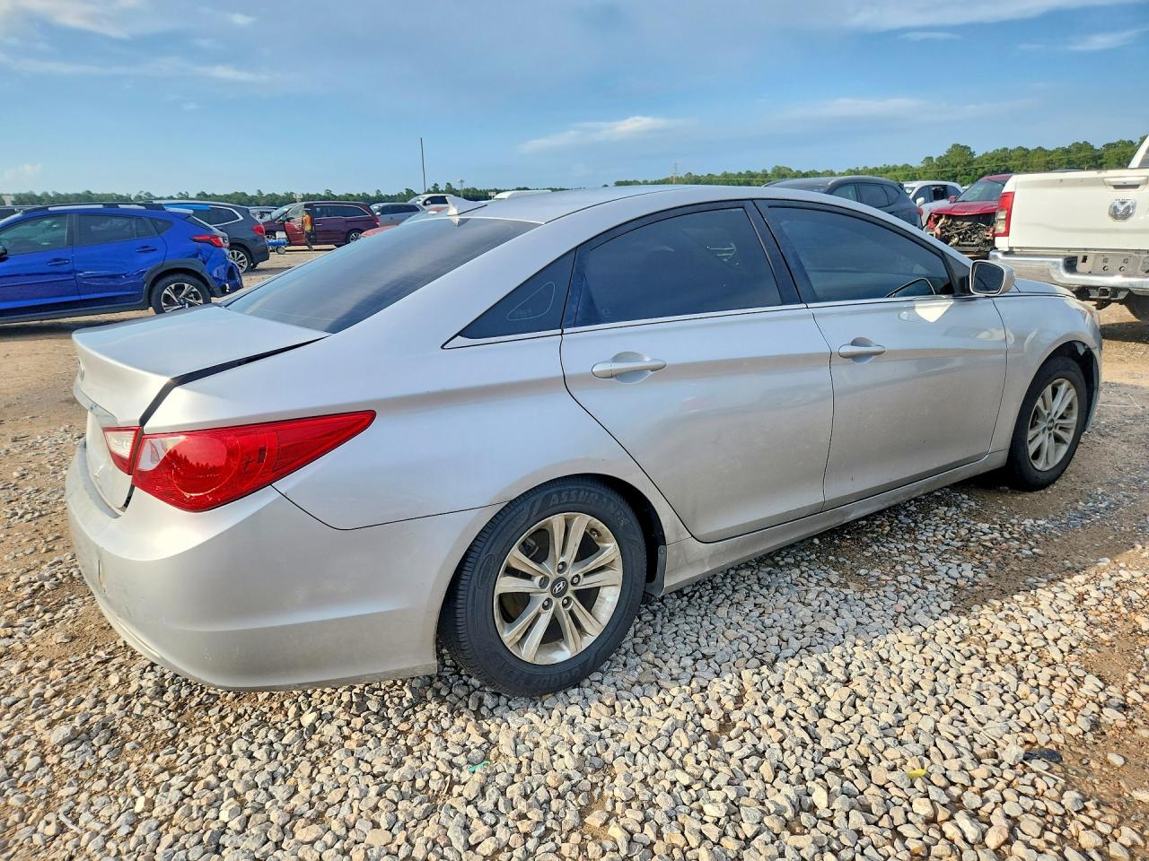 2012 Hyundai Sonata Gls Silver vin: 5NPEB4AC4CH461595