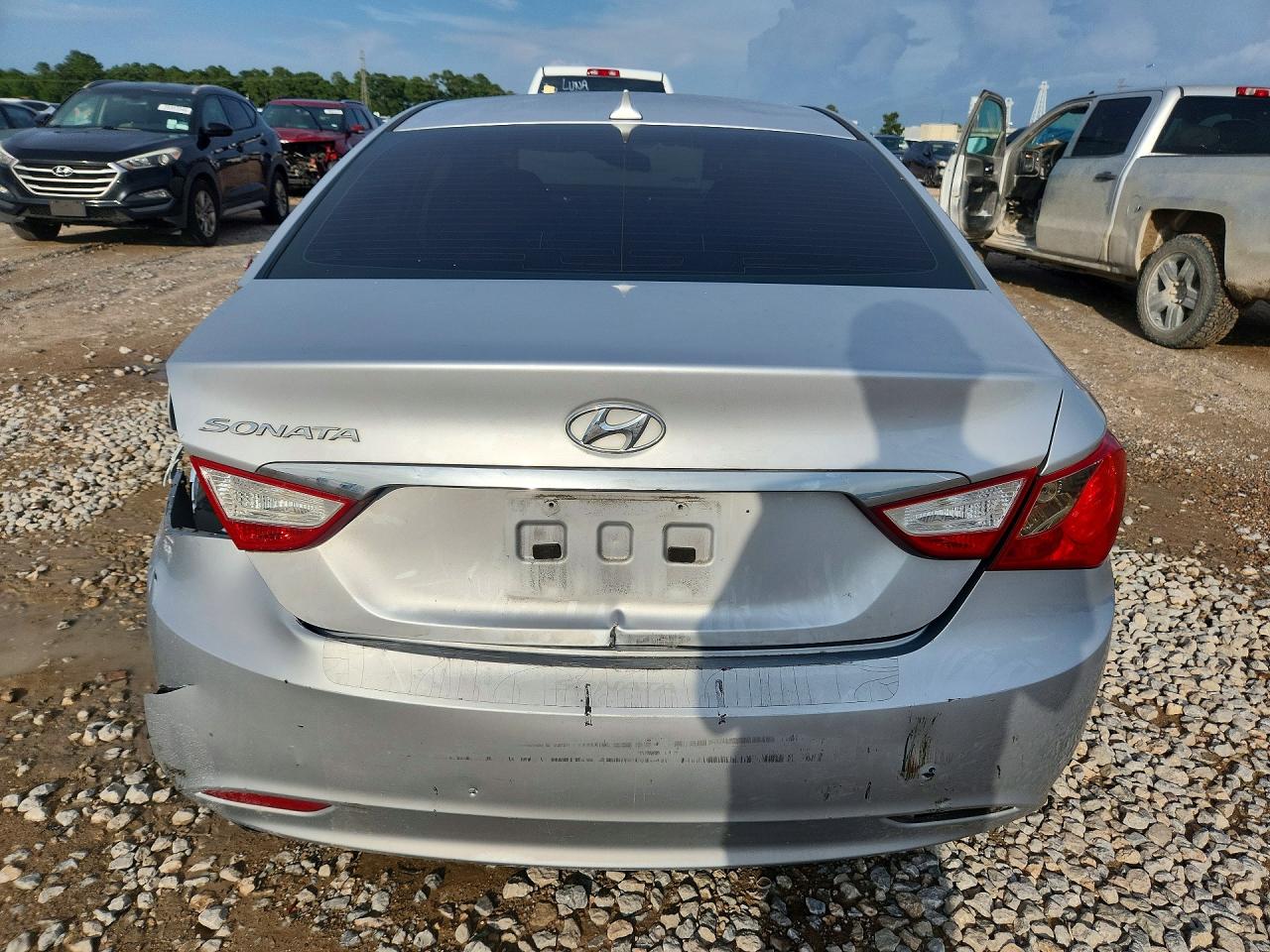 2012 Hyundai Sonata Gls Silver vin: 5NPEB4AC4CH461595