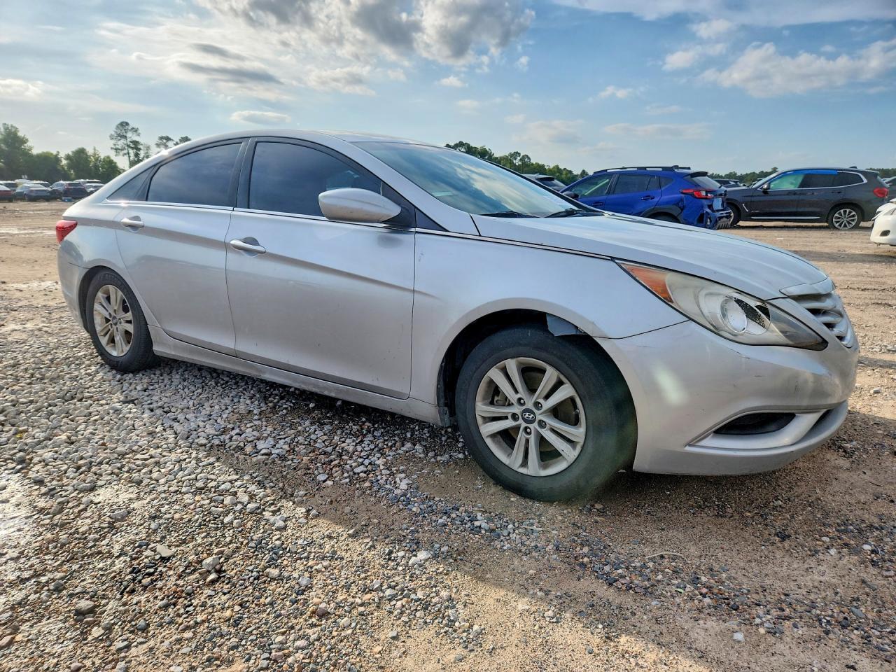 2012 Hyundai Sonata Gls Silver vin: 5NPEB4AC4CH461595