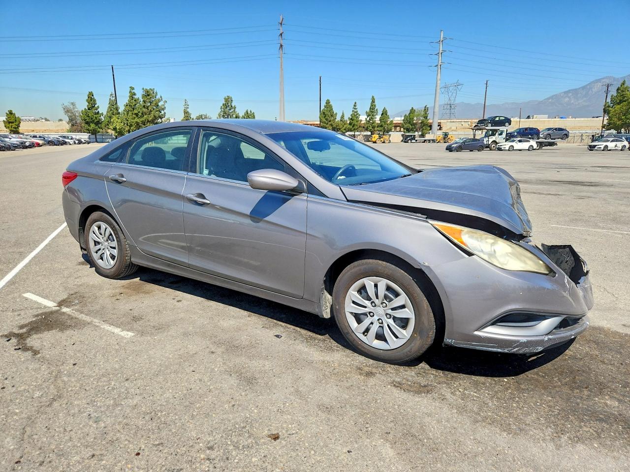 2012 Hyundai Sonata Gls Gray vin: 5NPEB4AC4CH464397
