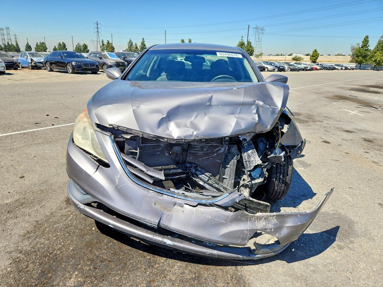 2012 Hyundai Sonata Gls Gray vin: 5NPEB4AC4CH464397