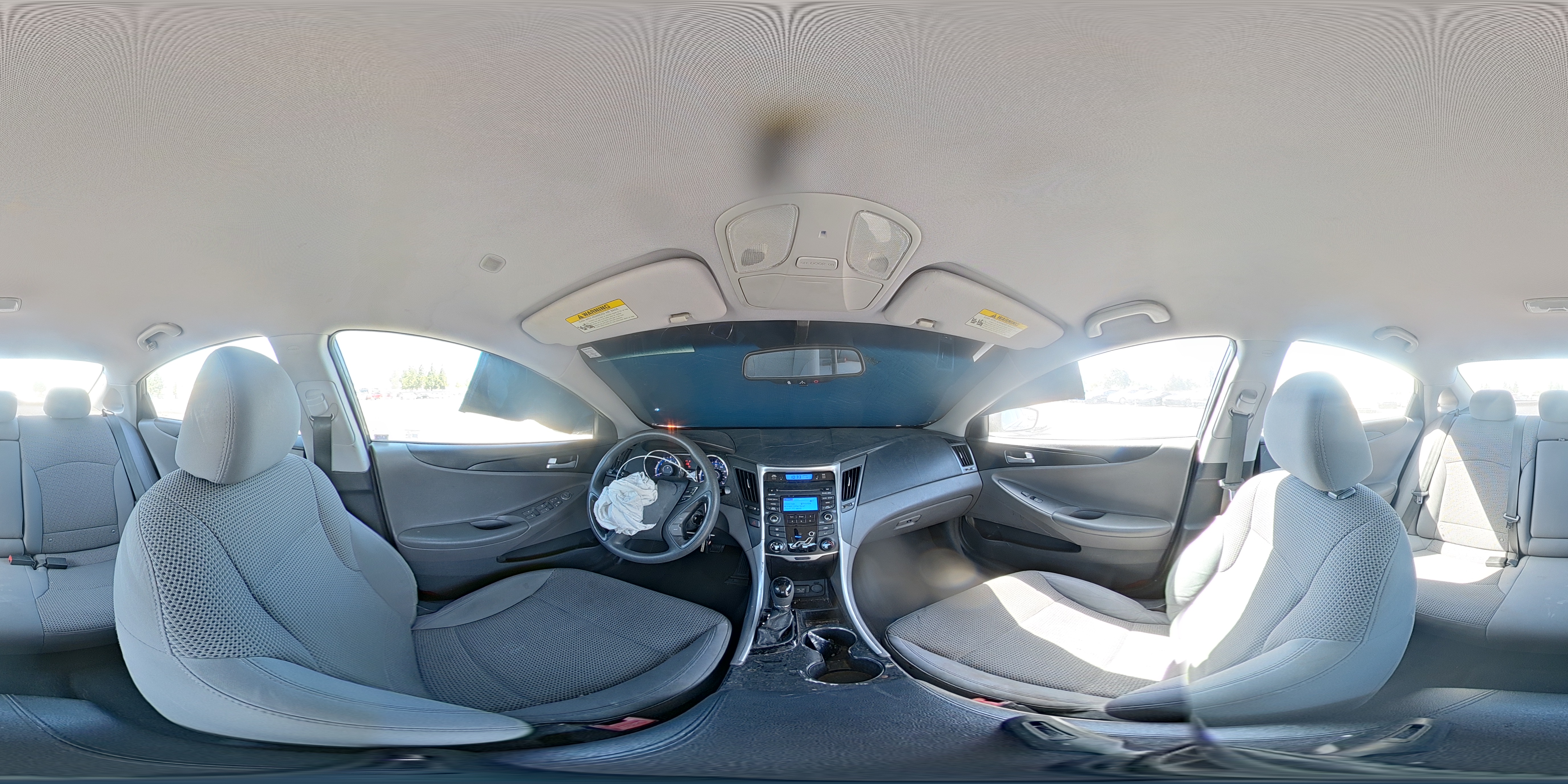 2012 Hyundai Sonata Gls Gray vin: 5NPEB4AC4CH464397