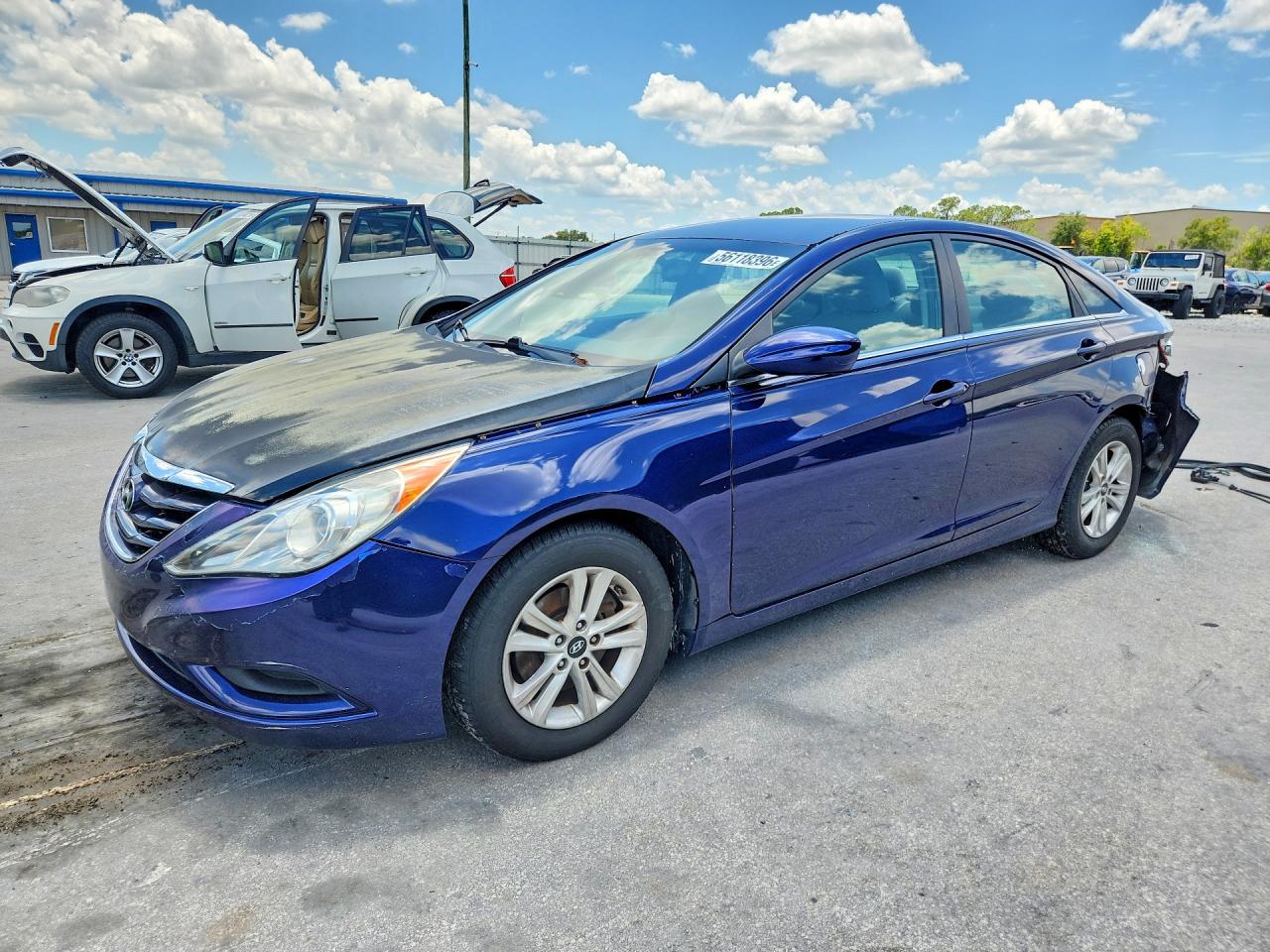 2012 Hyundai Sonata Gls Blue vin: 5NPEB4AC4CH467915