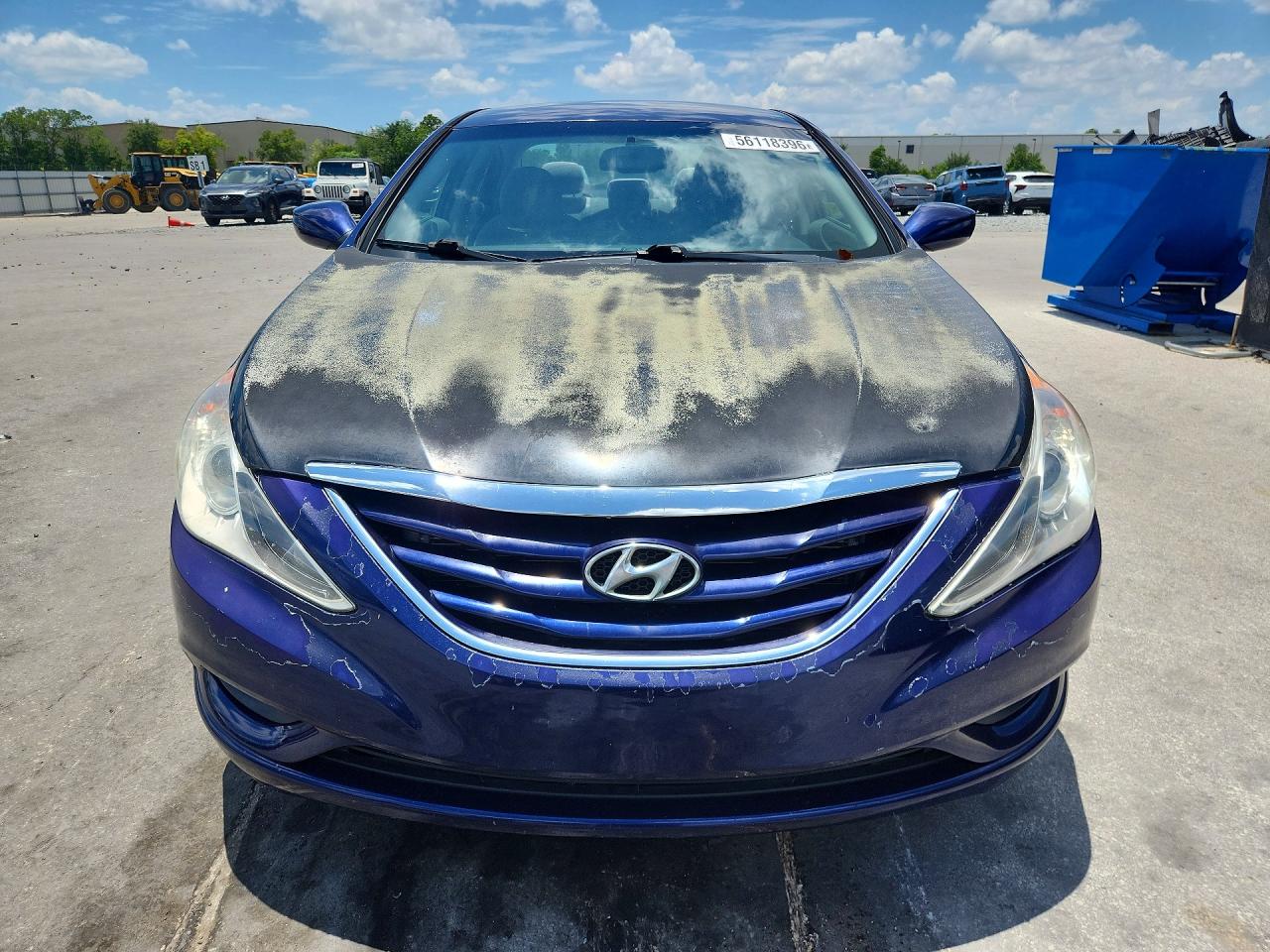 2012 Hyundai Sonata Gls Blue vin: 5NPEB4AC4CH467915