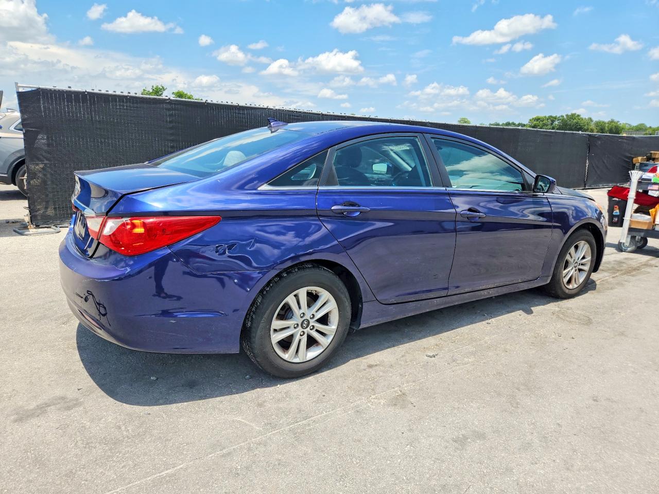 2012 Hyundai Sonata Gls Blue vin: 5NPEB4AC4CH467915