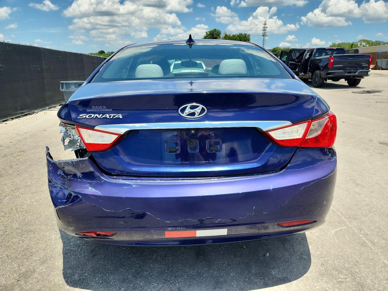 2012 Hyundai Sonata Gls Blue vin: 5NPEB4AC4CH467915