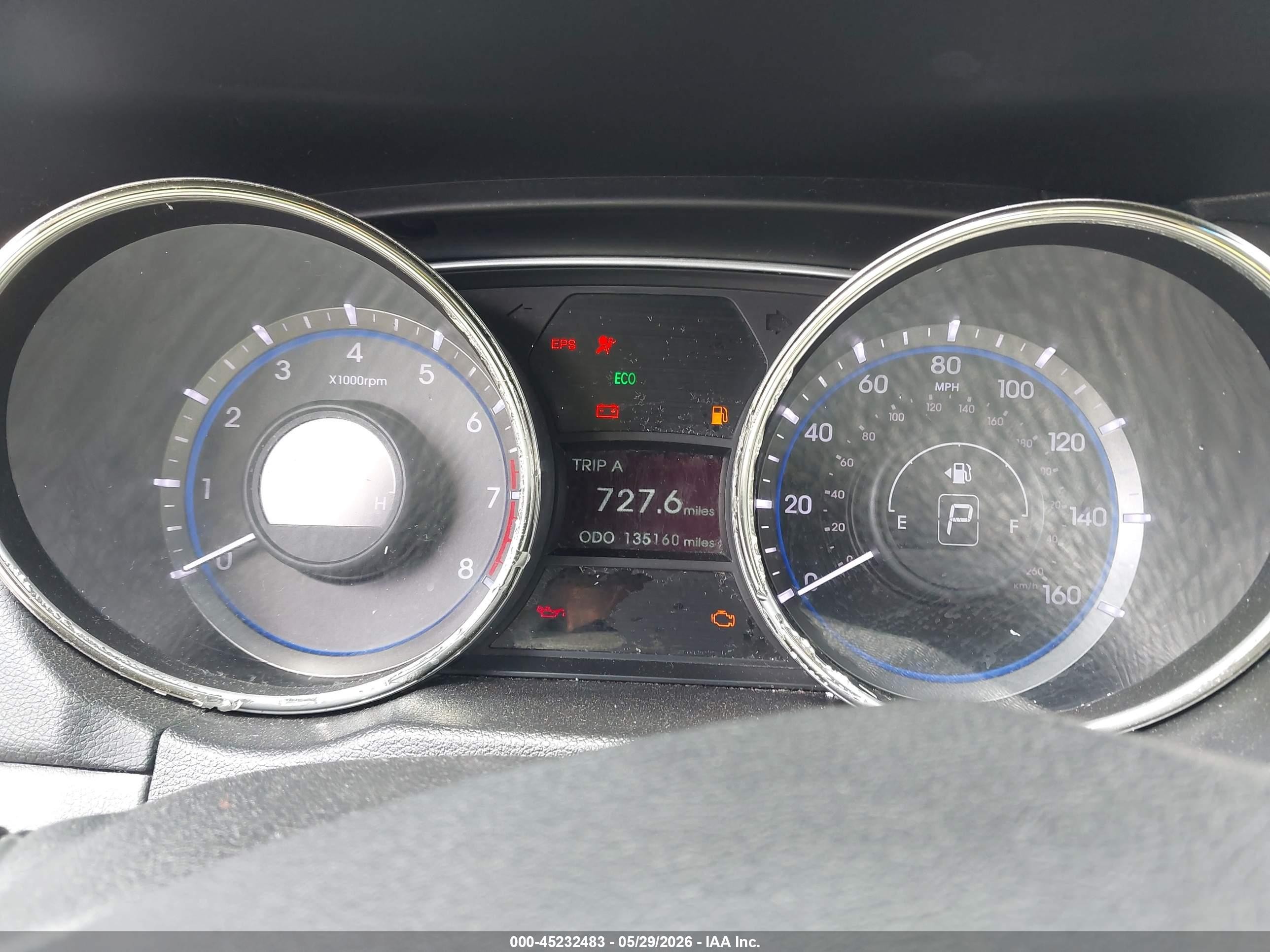 2012 Hyundai Sonata Gls Gray vin: 5NPEB4AC4CH472824