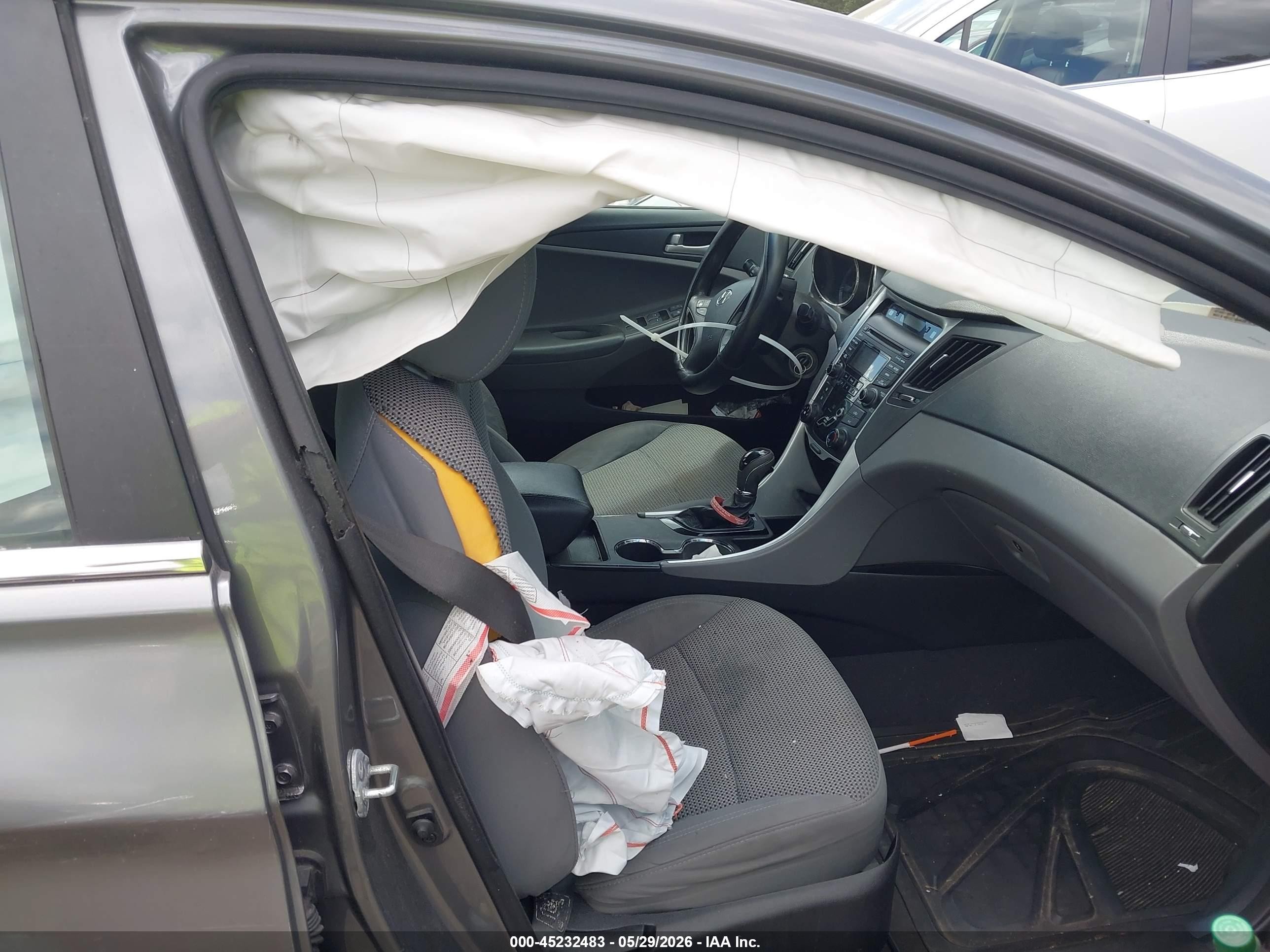 2012 Hyundai Sonata Gls Gray vin: 5NPEB4AC4CH472824