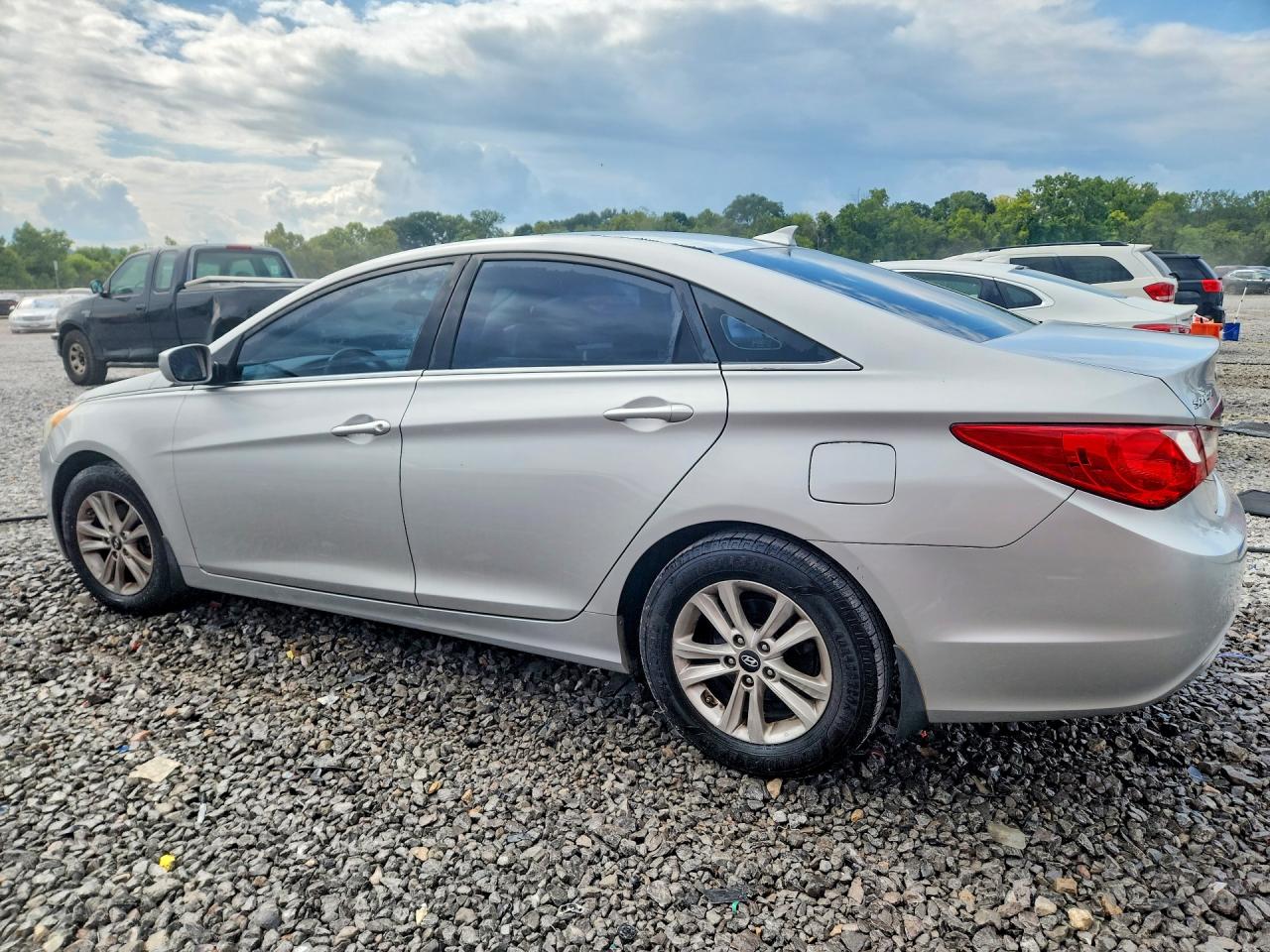 2012 Hyundai Sonata Gls Silver vin: 5NPEB4AC4CH482186