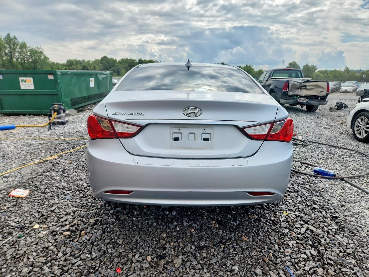 2012 Hyundai Sonata Gls Silver vin: 5NPEB4AC4CH482186