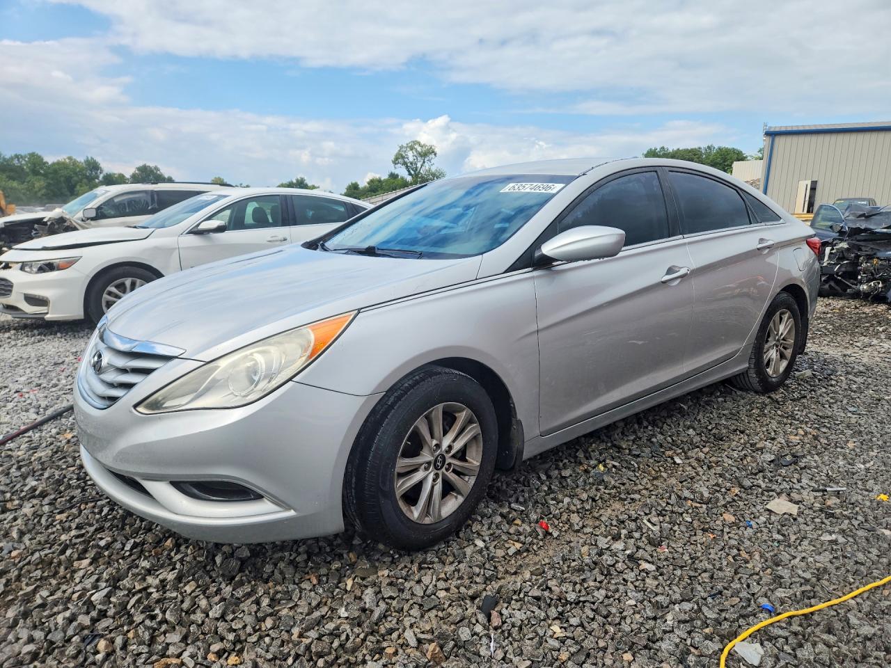 2012 Hyundai Sonata Gls Silver vin: 5NPEB4AC4CH482186