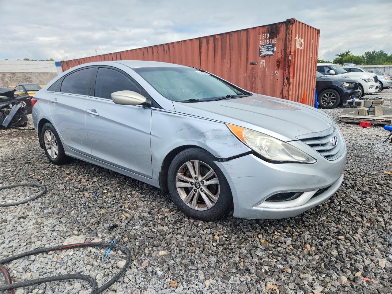 2012 Hyundai Sonata Gls Silver vin: 5NPEB4AC4CH482186