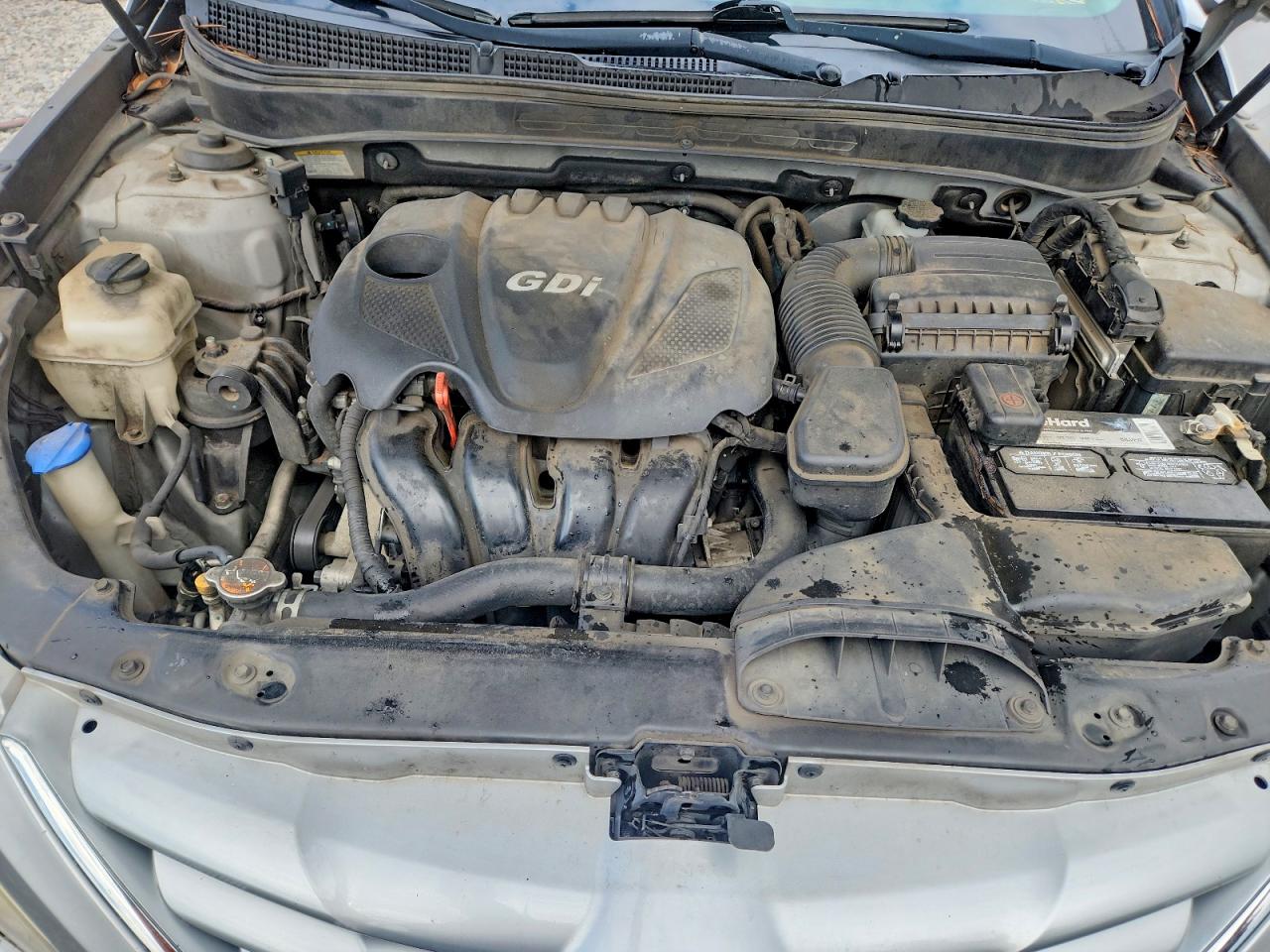 2012 Hyundai Sonata Gls Silver vin: 5NPEB4AC4CH482186
