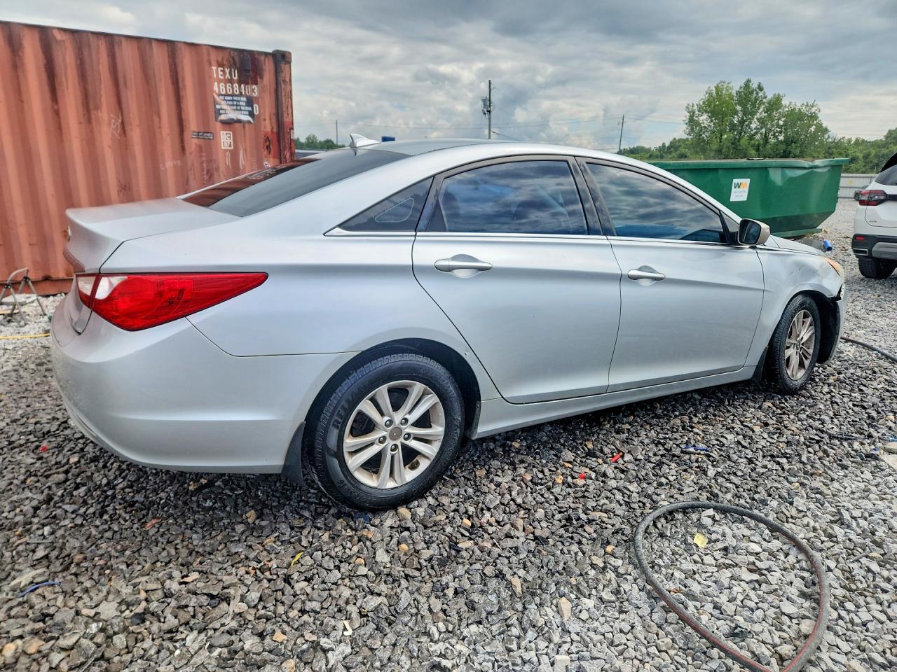 2012 Hyundai Sonata Gls Silver vin: 5NPEB4AC4CH482186