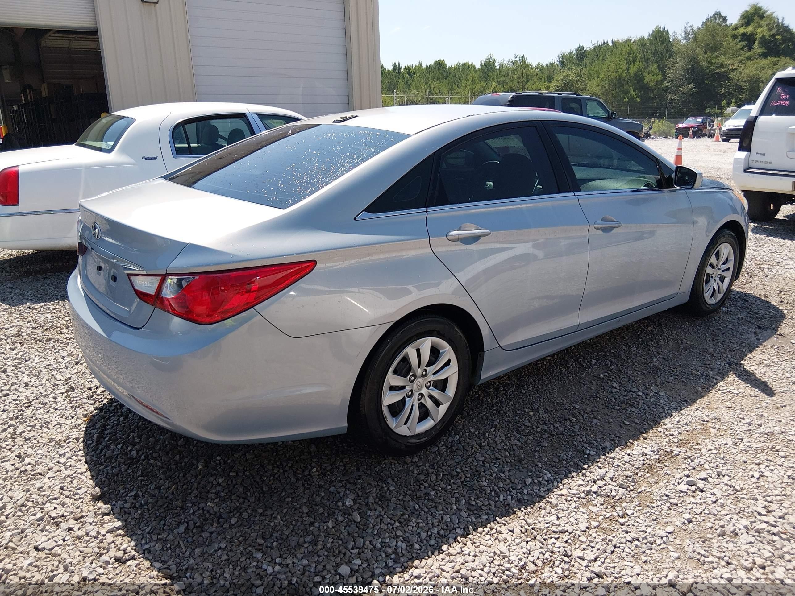 2012 Hyundai Sonata Gls Light Blue vin: 5NPEB4AC4CH484682